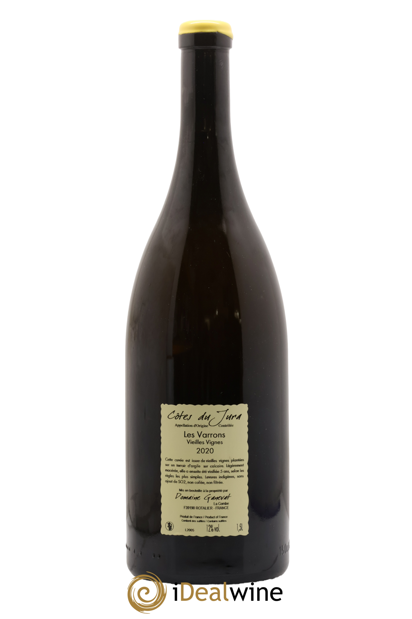 Côtes du Jura Les Varrons Vieilles Vignes Jean-François Ganevat (Domaine) 2020 - Lot de 1 magnum - 1