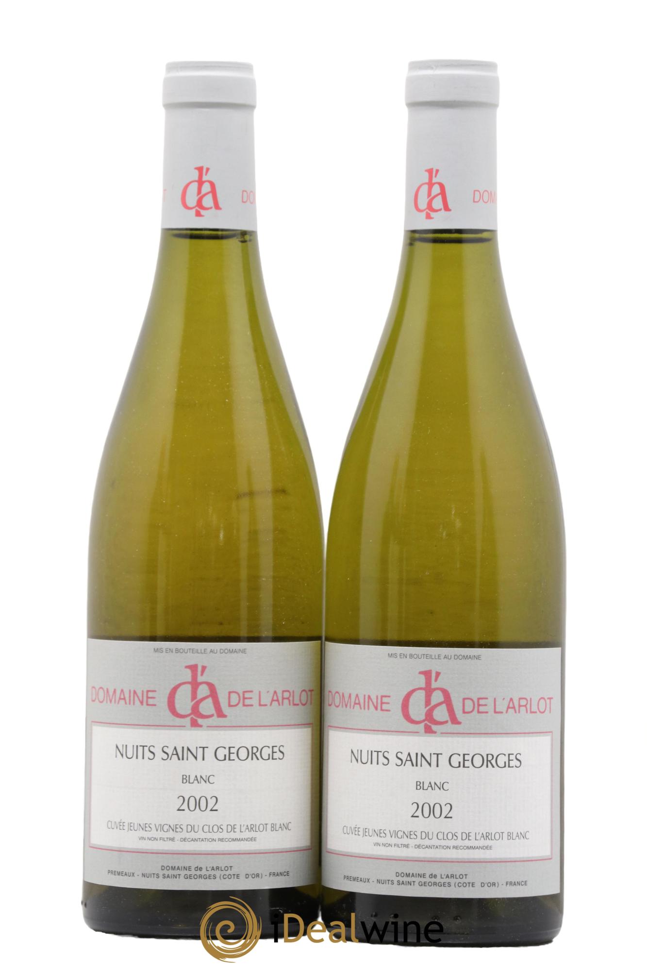Nuits-Saint-Georges Jeunes Vignes Du Clos De L'Arlot 2002 - Lot de 2 bouteilles - 0
