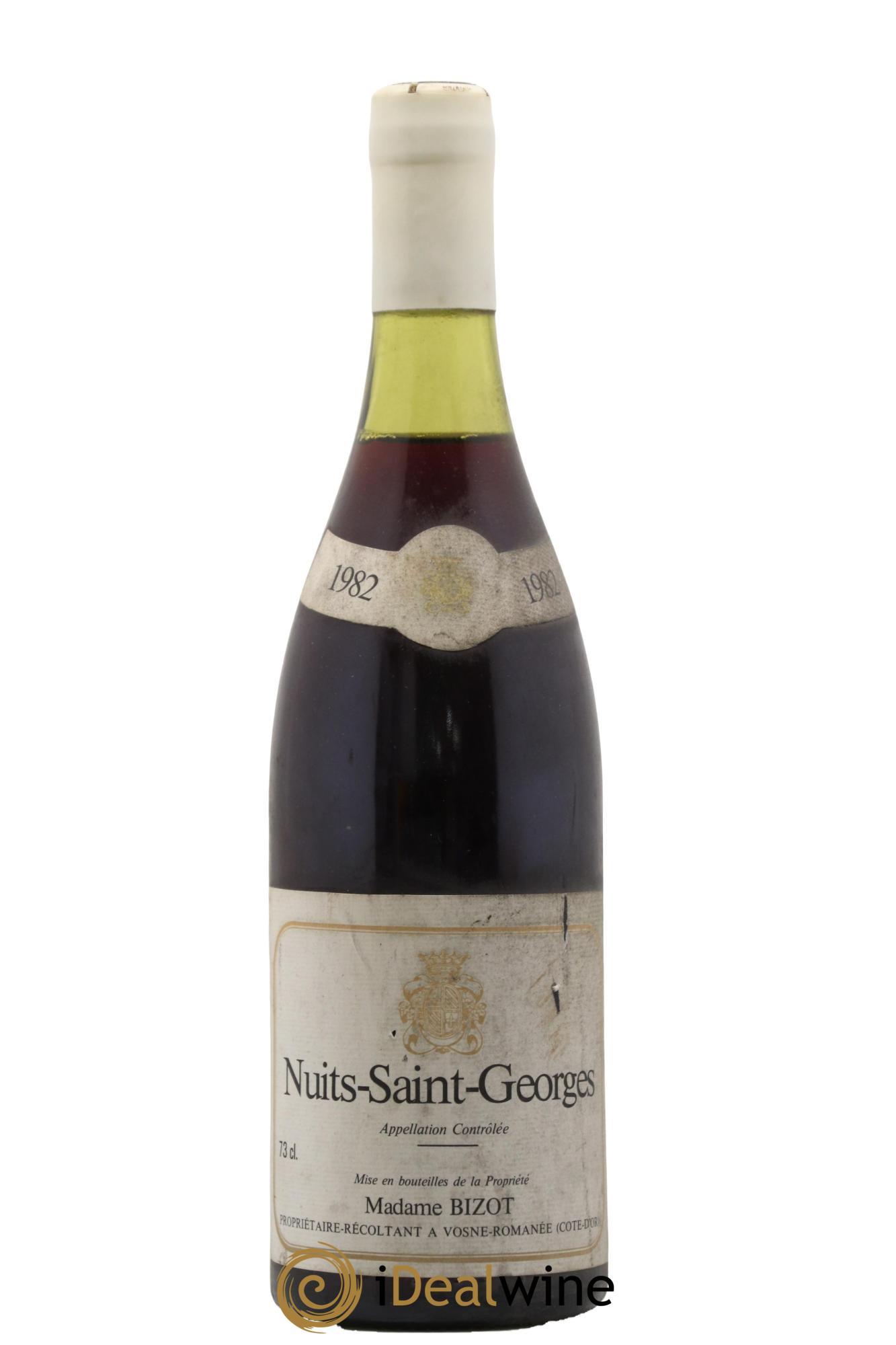 Nuits-Saint-Georges Madame Bizot 1982 - Lot de 1 bouteille - 0