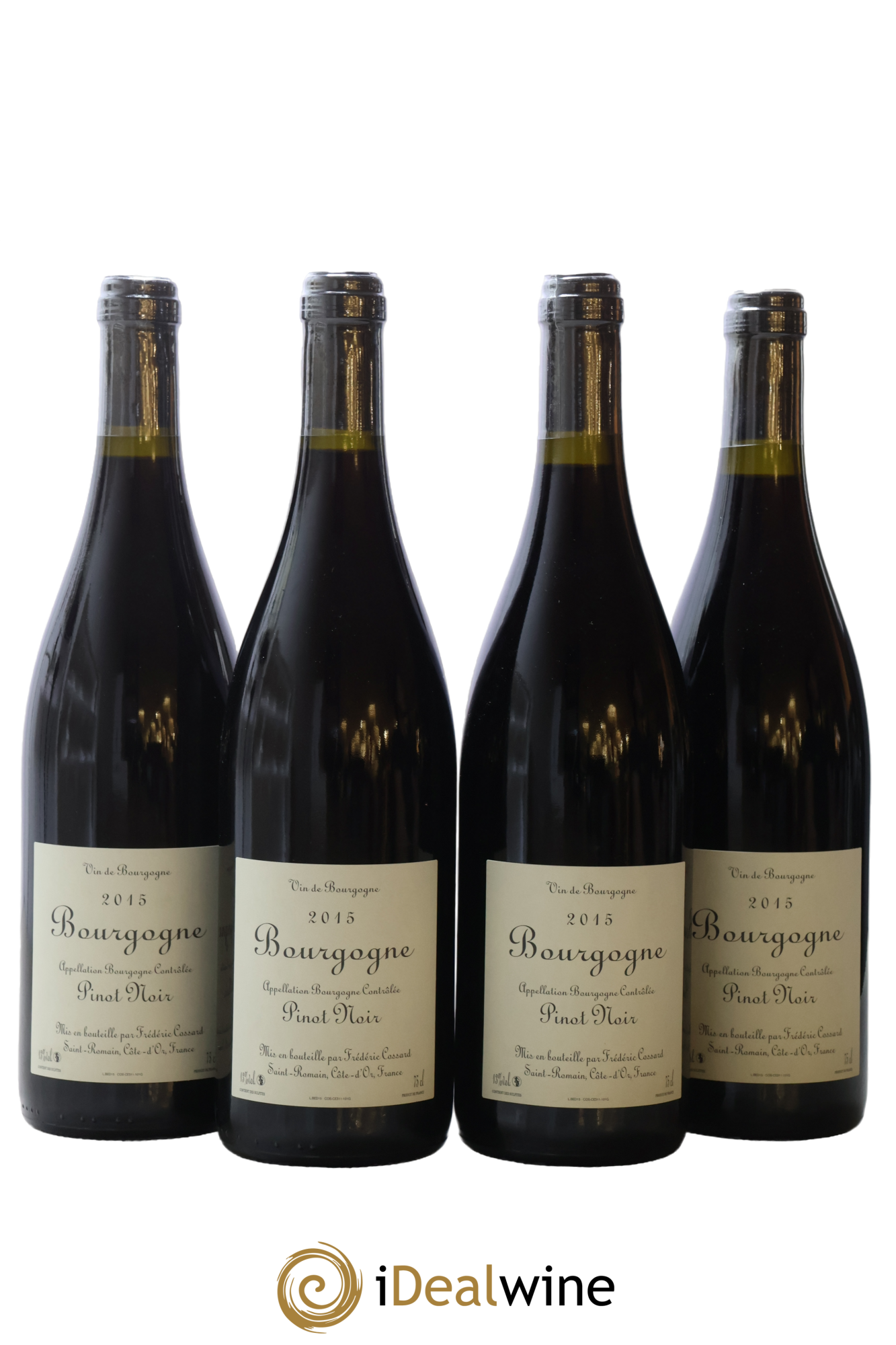 Bourgogne Bedeau Domaine de Chassorney - Frédéric Cossard 2015 - Lotto di 4 bottiglie - 1
