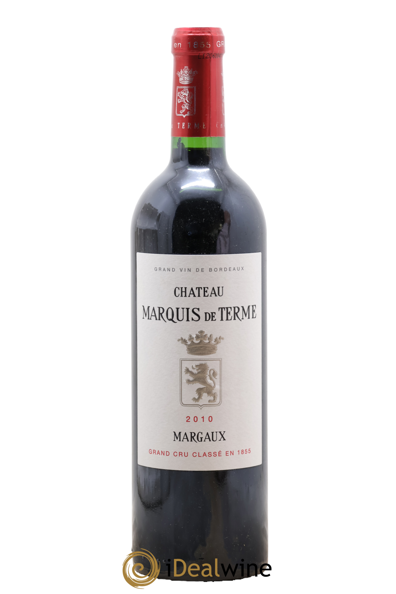 Château Marquis de Terme 4ème Grand Cru Classé 2010 - Lot de 1 bouteille - 0