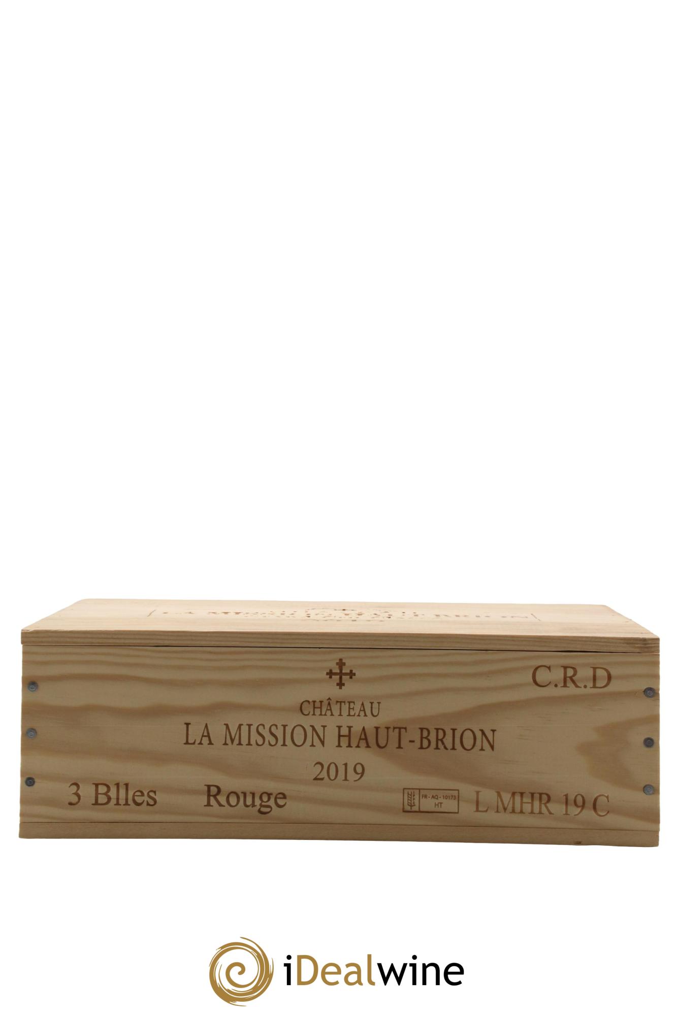Château la Mission Haut-Brion Cru Classé de Graves 2019 - Lot of 3 bottles - 3