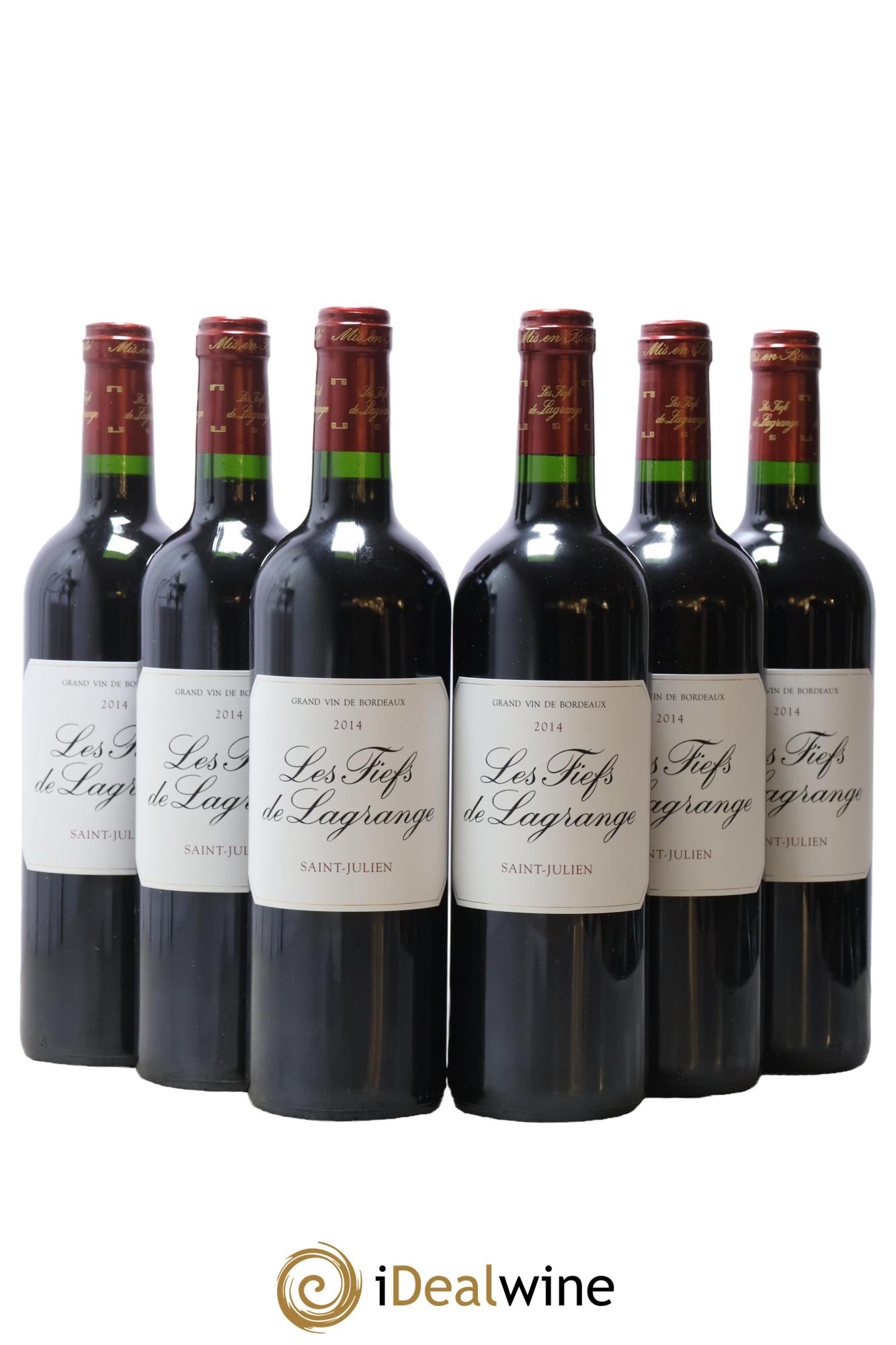 Les Fiefs de Lagrange Second Vin 2014 - Posten von 6 Flaschen - 0