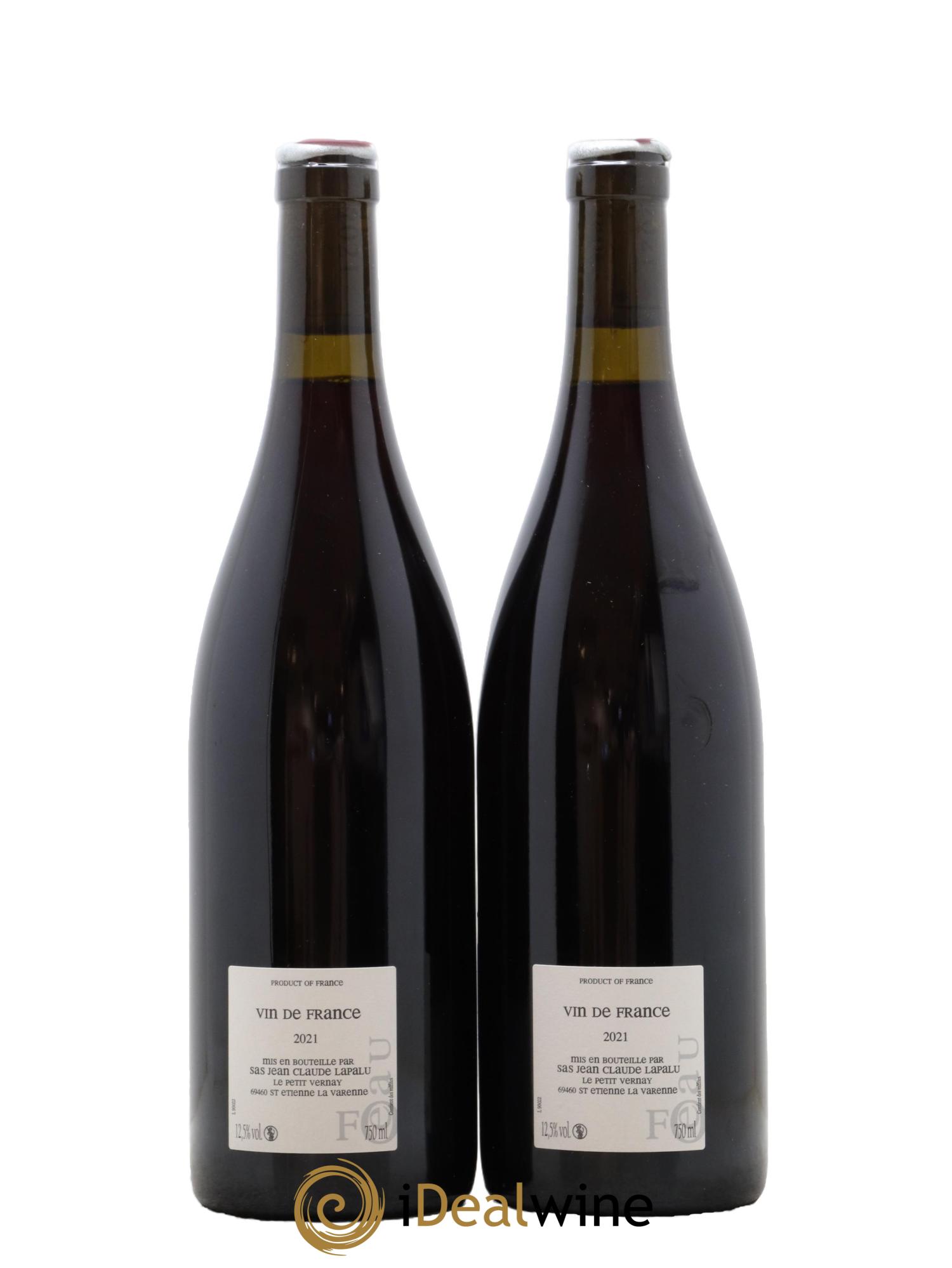 Vin de France Eau Forte Domaine Jean-Claude Lapalu 2021 - Lot de 2 bouteilles - 1