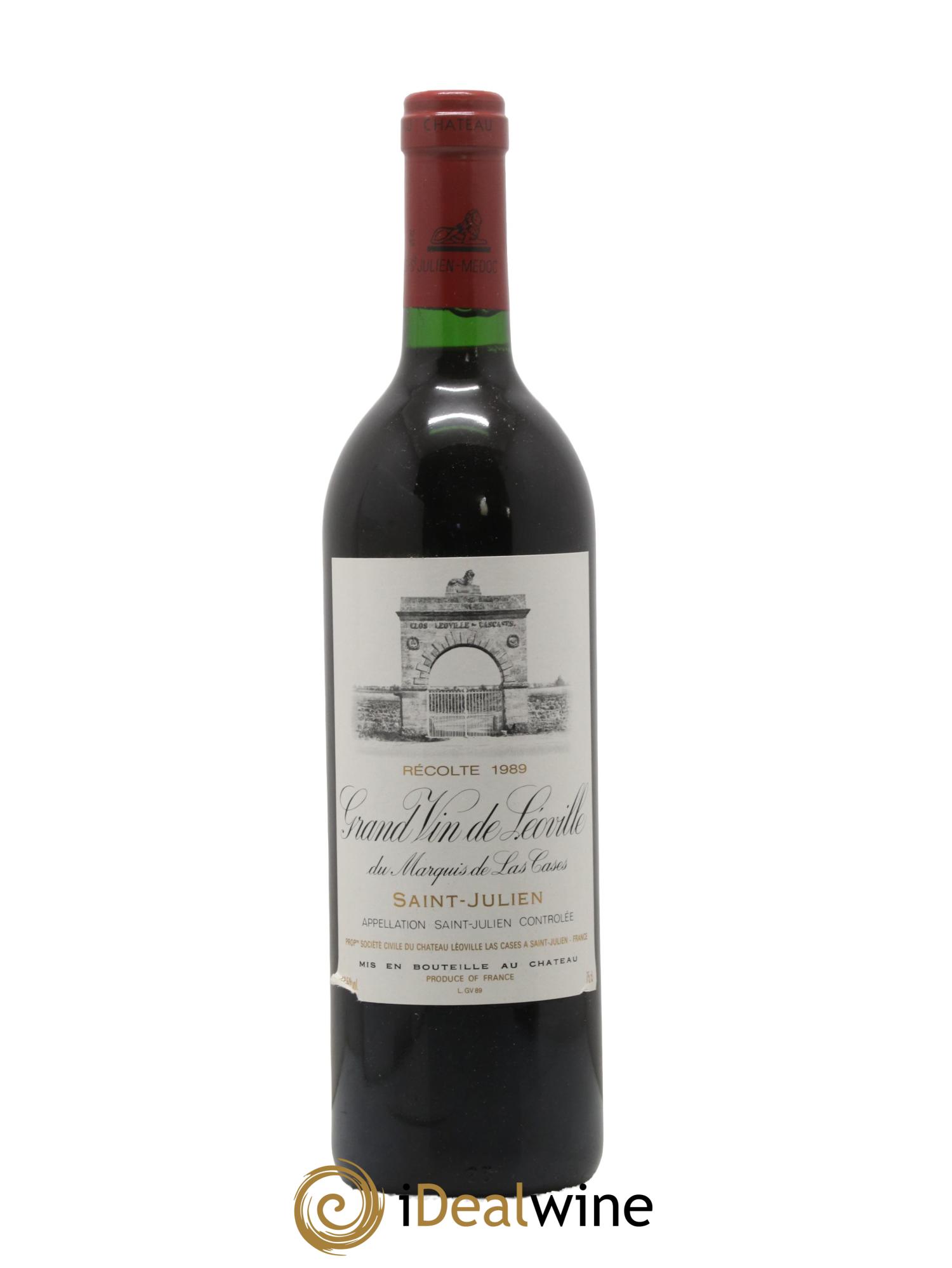 Château Léoville Las Cases 2ème Grand Cru Classé 1989 - Lot de 1 bouteille - 0