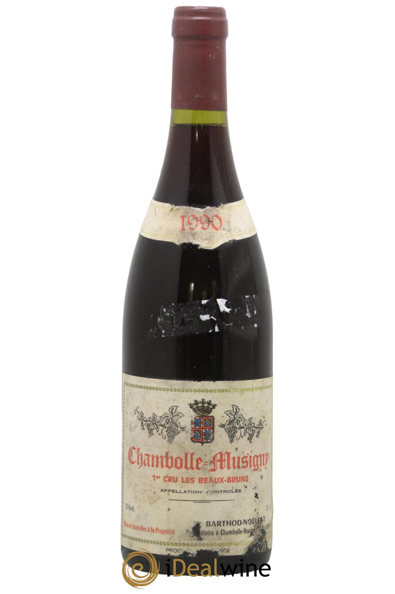 Chambolle-Musigny 1er Cru Les Beaux Bruns Barthod-Noellat 1990 - Lotto di 1 bottiglia - 0