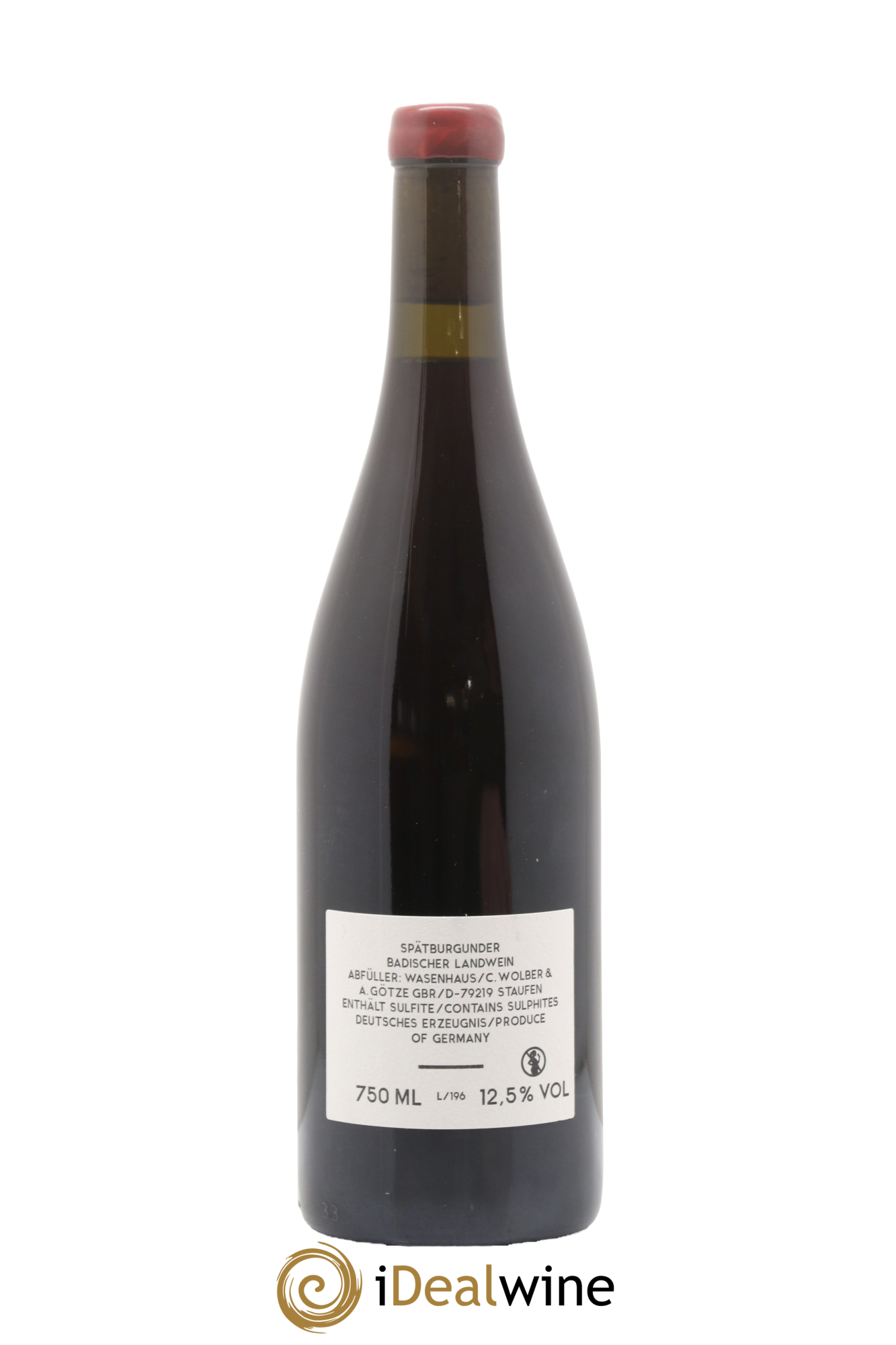 Allemagne  Spätburgunder Mohlin Wasenhaus 2019 - Lotto di 1 bottiglia - 1