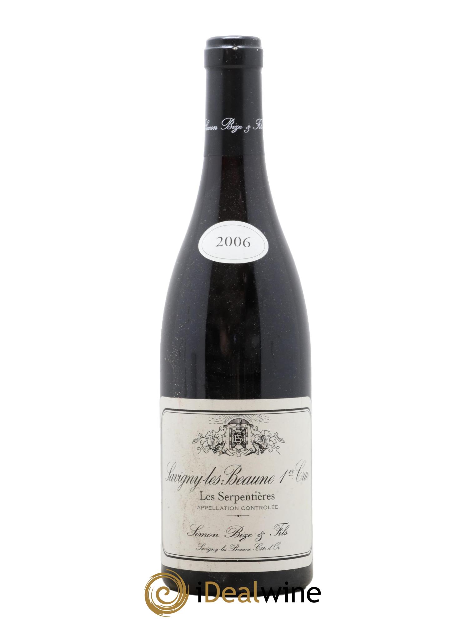 Savigny-lès-Beaune 1er Cru Les Serpentières Simon Bize & Fils 2006 - Lot de 1 bouteille - 0