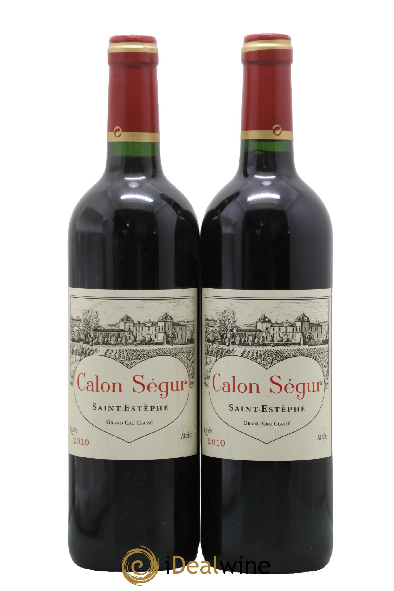 Château Calon Ségur 3ème Grand Cru Classé 2010 - Lot de 2 bouteilles - 0