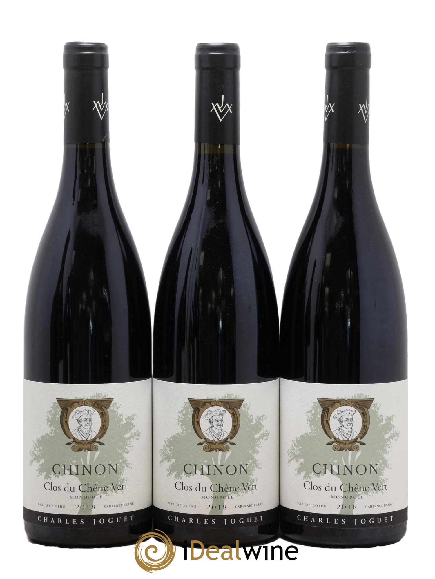 Chinon Clos du Chêne Vert Charles Joguet 2018 - Lot de 3 bouteilles - 0