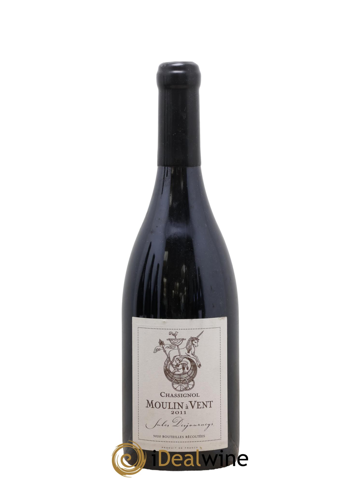 Moulin à Vent Chassignol Jules Desjourneys 2011 - Posten von 1 Flasche - 0