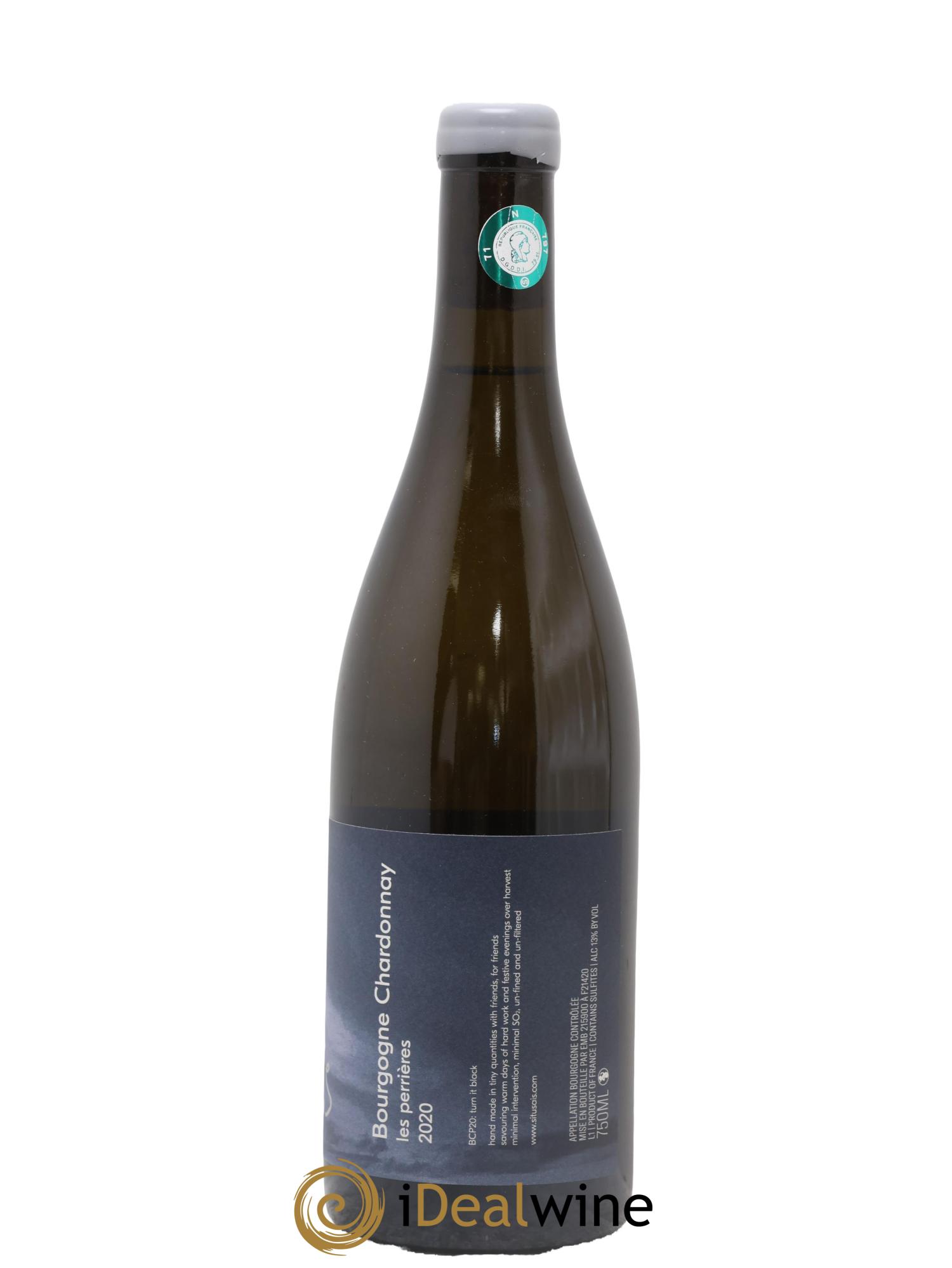 Bourgogne Les Perrières Si Tu Sais 2020 - Lot de 1 bouteille - 1