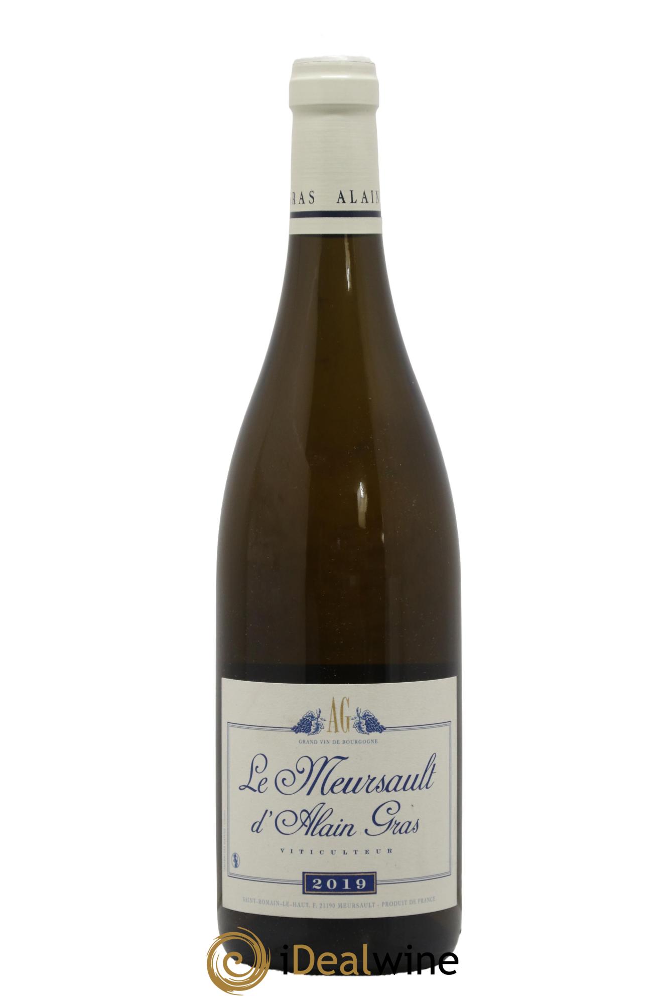 Meursault Les Tillets Alain Gras 2019 - Lot de 1 bouteille - 0