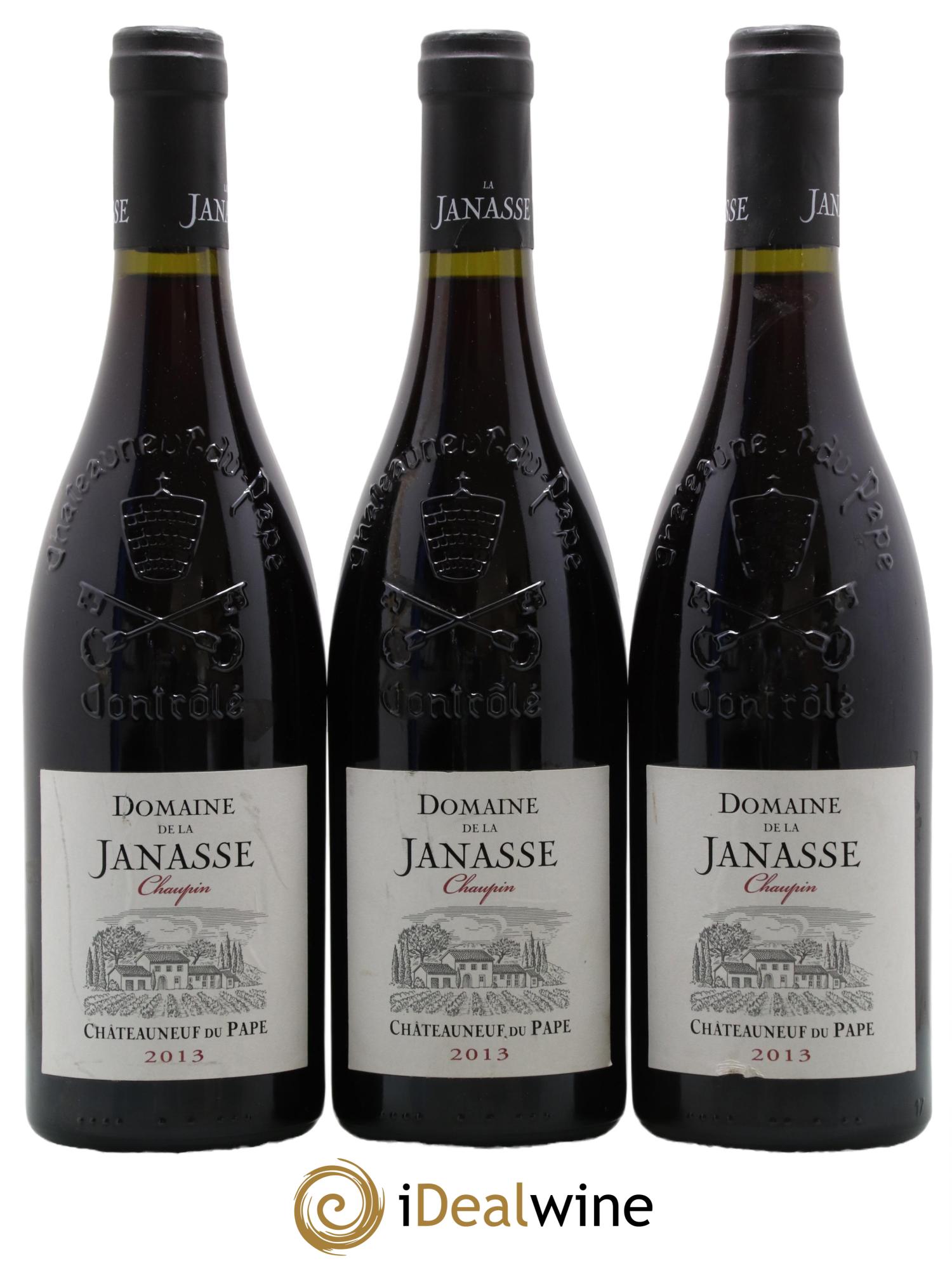 Châteauneuf-du-Pape Cuvée Chaupin La Janasse (Domaine de) 2013 - Lot de 3 bouteilles - 0