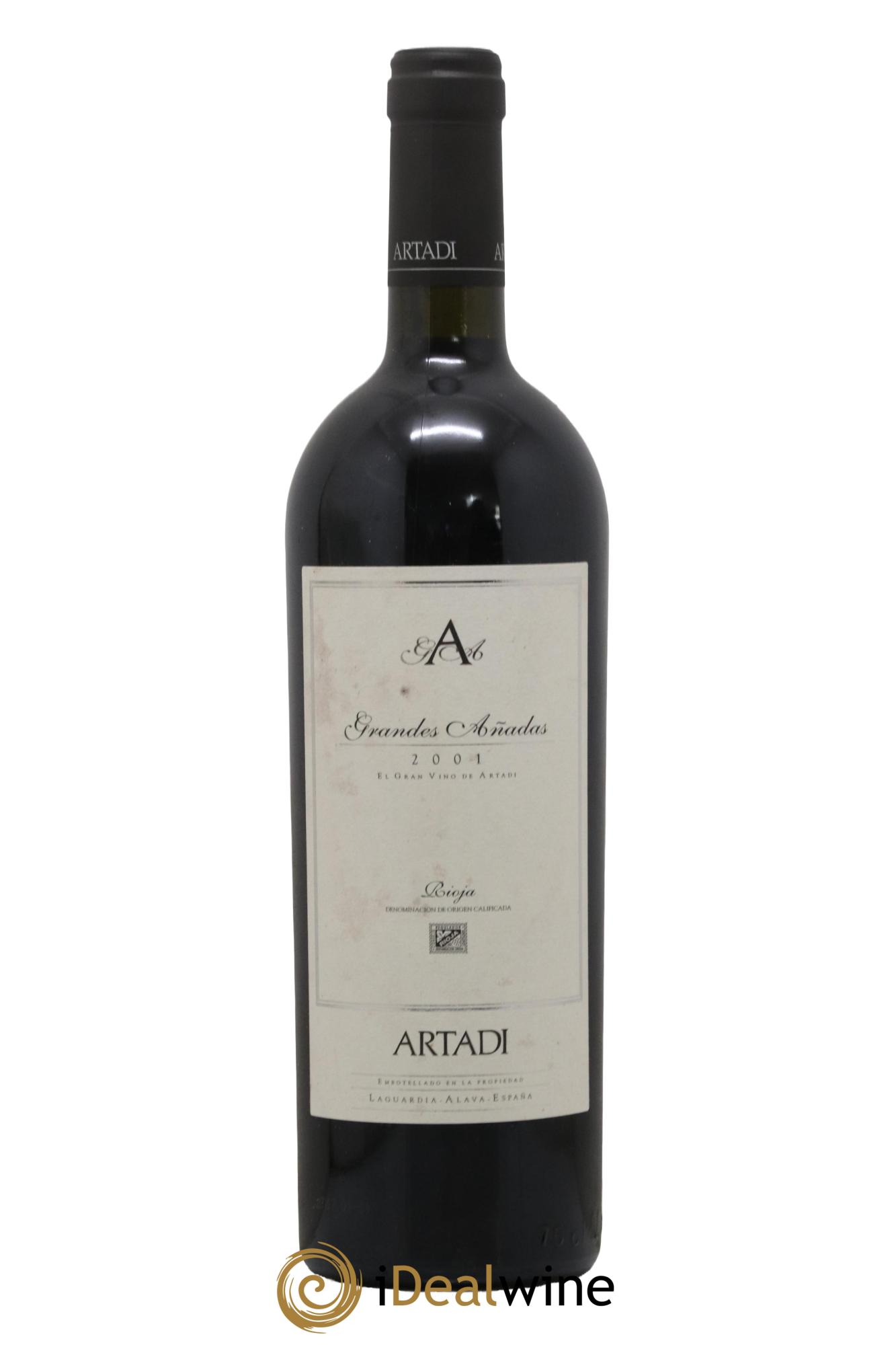 Rioja DOCA Grandes Añadas Artadi 2001 - Posten von 1 Flasche - 0