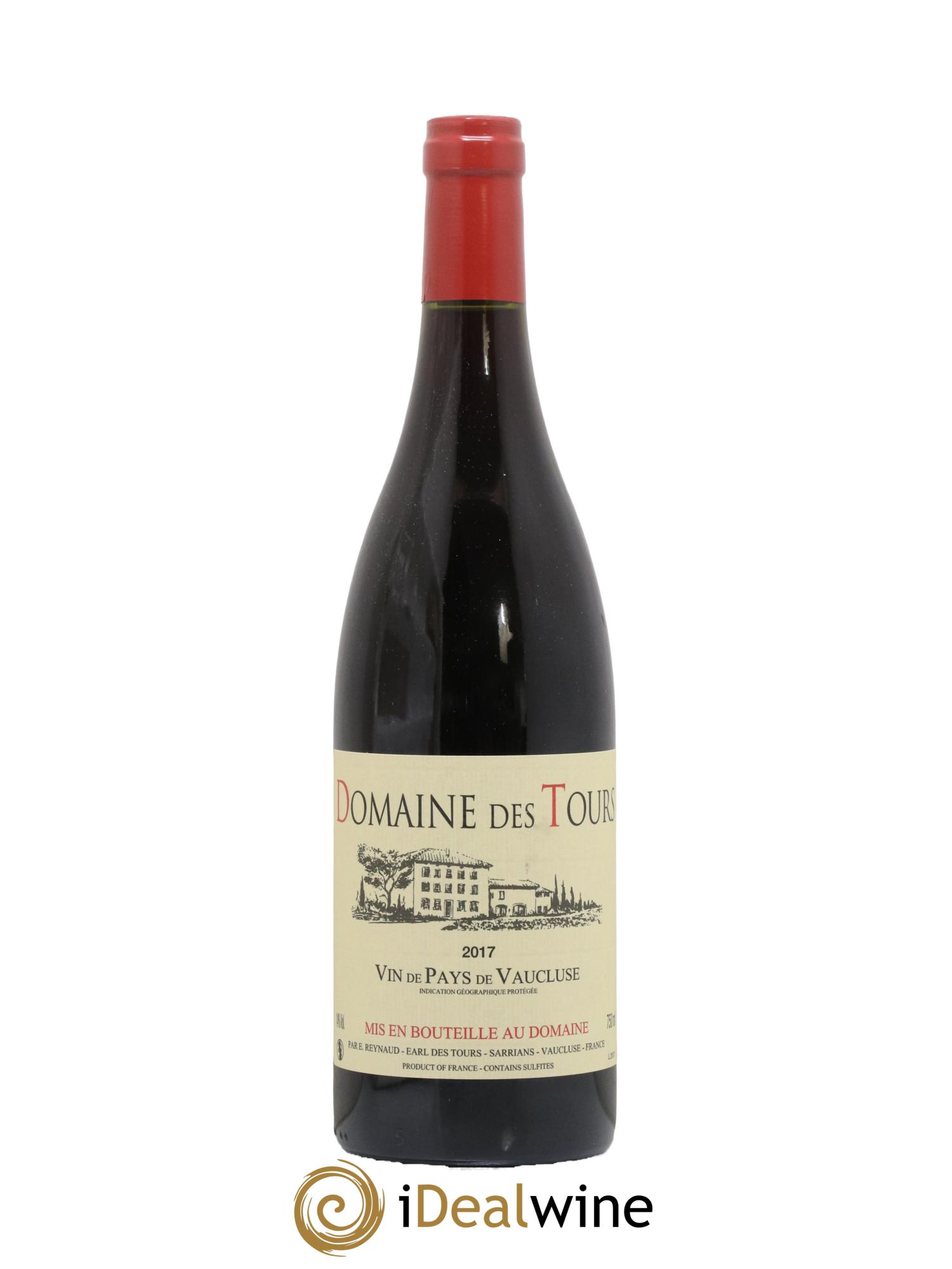 Vaucluse (Vin de Pays de Vaucluse) Domaine des Tours Emmanuel Reynaud 2017 - Lot de 1 bouteille - 0