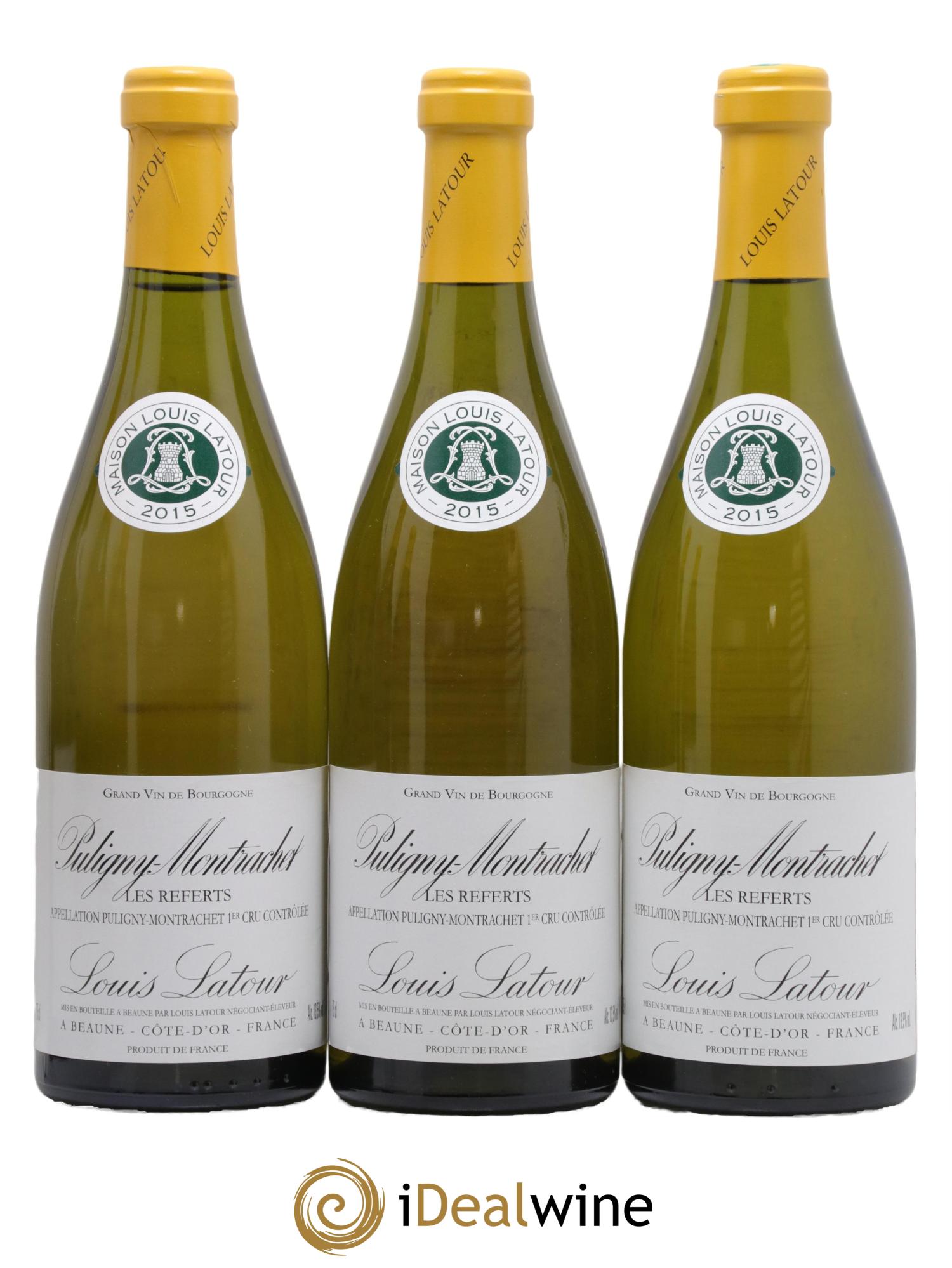 Puligny-Montrachet 1er Cru Les Referts Maison Louis Latour 2015 - Lot de 12 bouteilles - 3