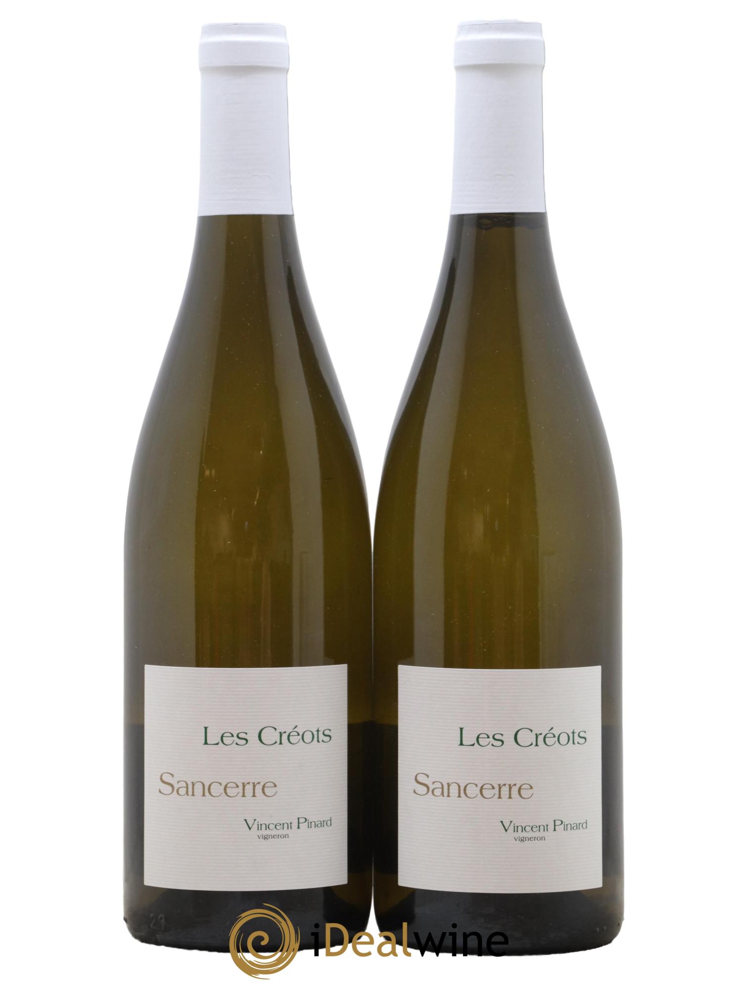 Sancerre Les Créots (anciennement Clémence) Vincent Pinard 2022 - Lot de 2 bouteilles - 0