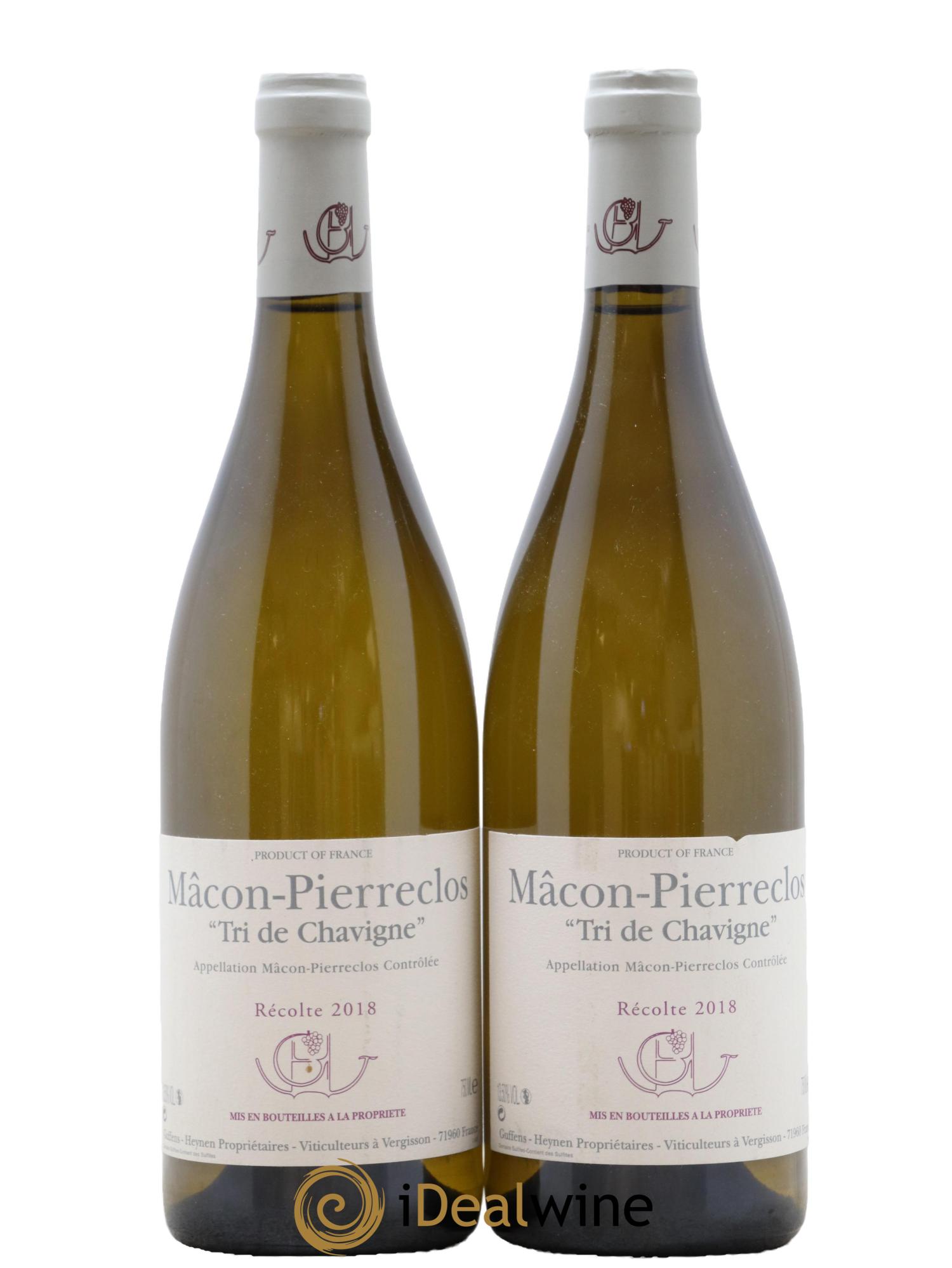 Mâcon-Pierreclos Tri de Chavigne Guffens-Heynen 2018 - Lot de 2 bouteilles - 0