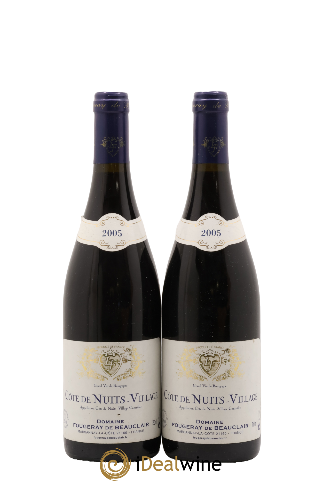 Côte de Nuits-Villages Fougeray de Beauclair 2005 - Lot de 2 bouteilles - 0