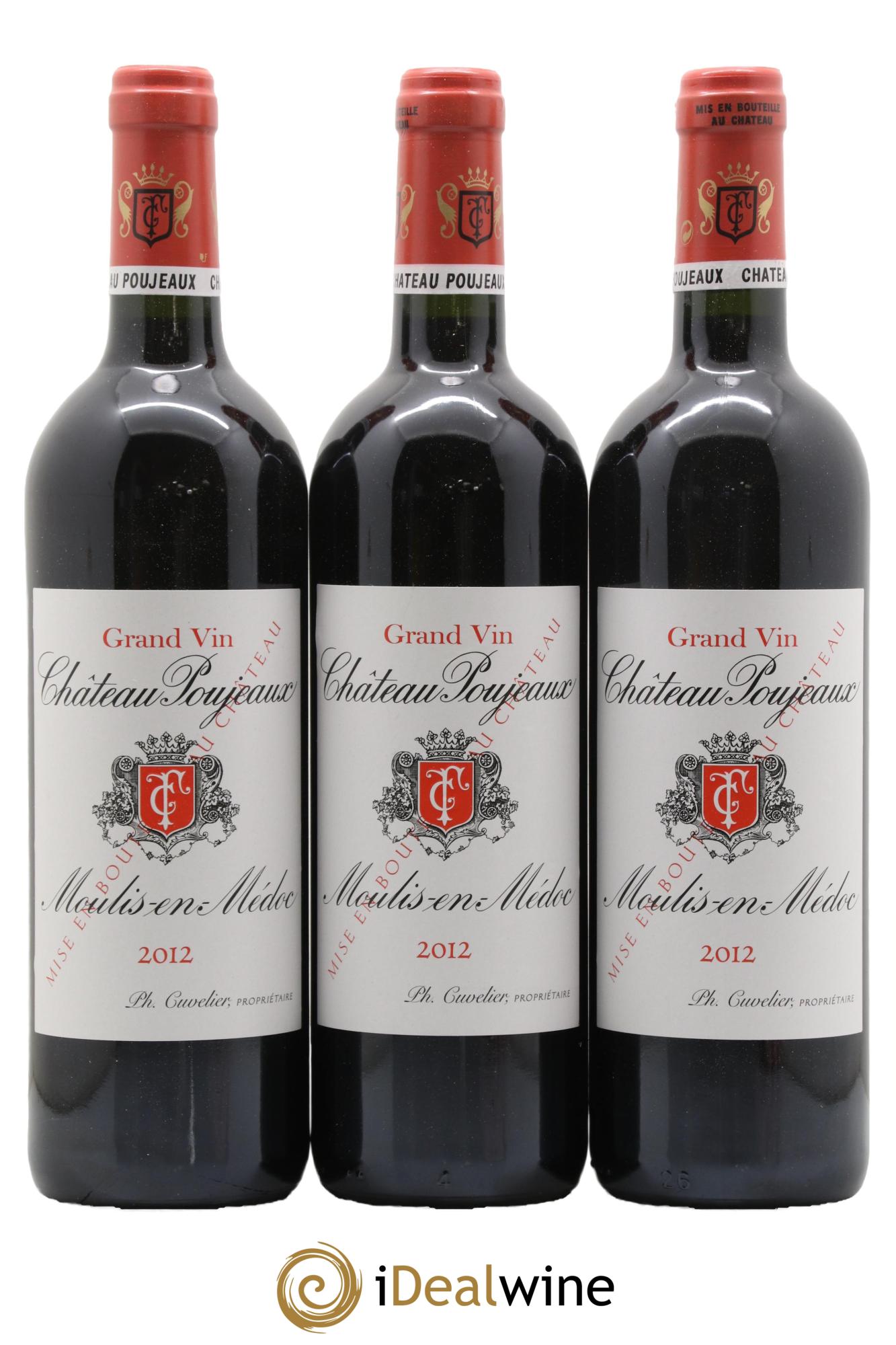 Château Poujeaux  2012 - Lot de 6 bouteilles - 1