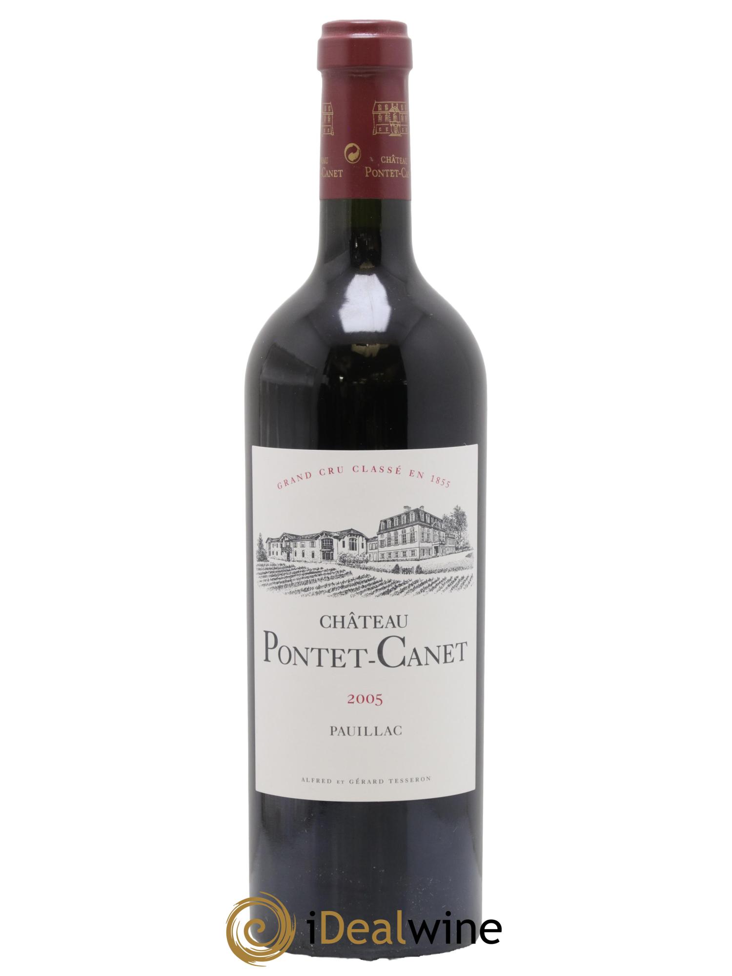 Château Pontet Canet 5ème Grand Cru Classé 2005 - Lot de 1 bouteille - 0