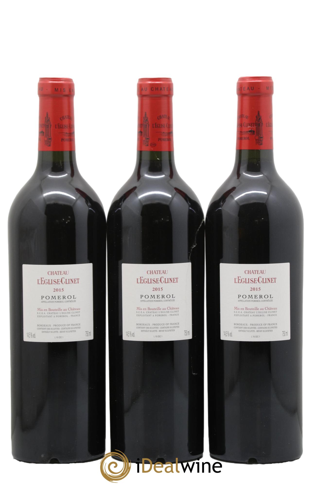 Château l' Église Clinet 2015 - Posten von 6 Flaschen - 4