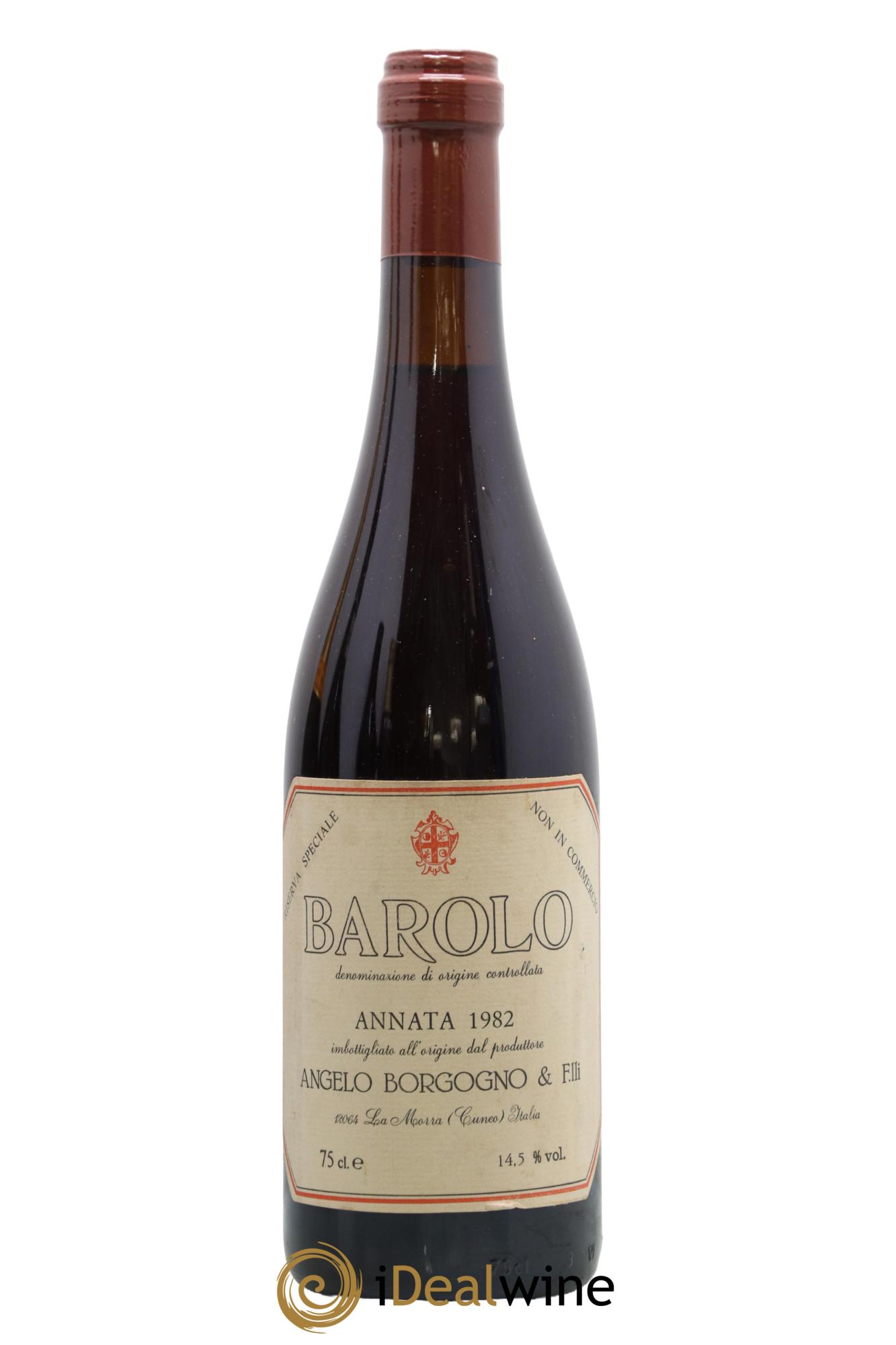 Barolo Riserva Speciale A Borgogno 1982 - Lot de 1 bouteille - 0