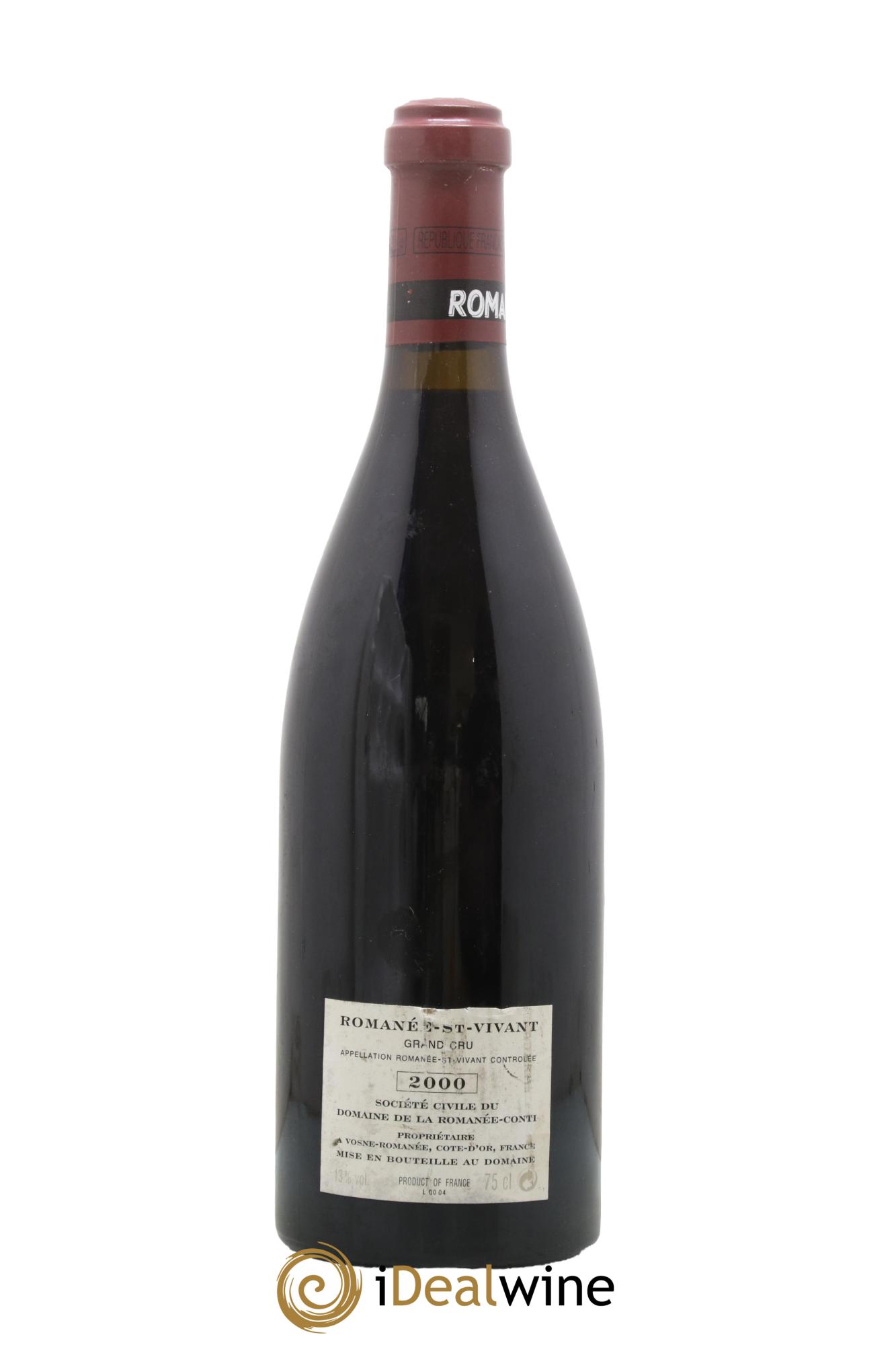 Romanée-Saint-Vivant Grand Cru Domaine de la Romanée-Conti 2000 - Lot de 1 bouteille - 1