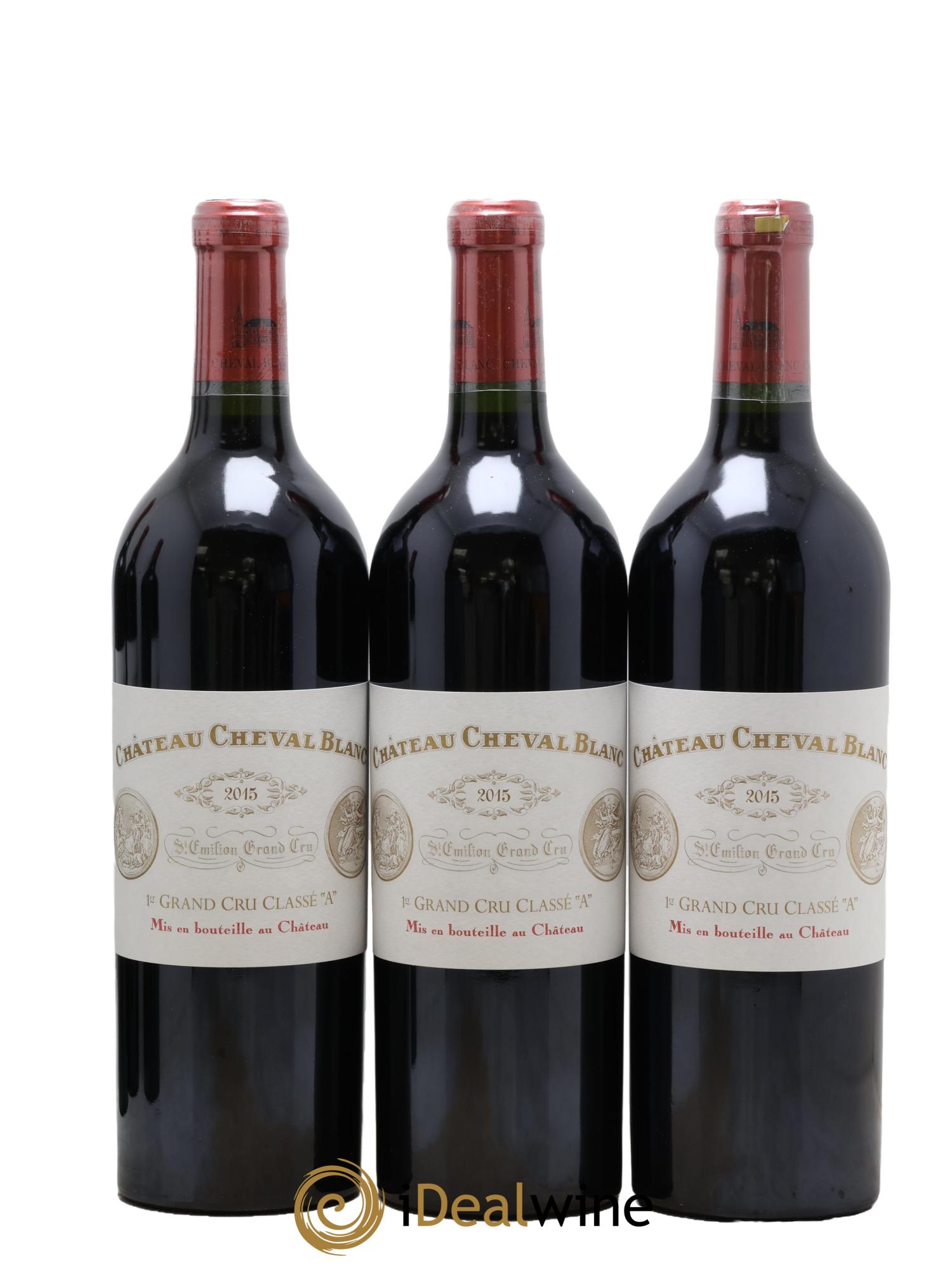 Château Cheval Blanc 1er Grand Cru Classé A 2015 - Lot de 6 bouteilles - 1