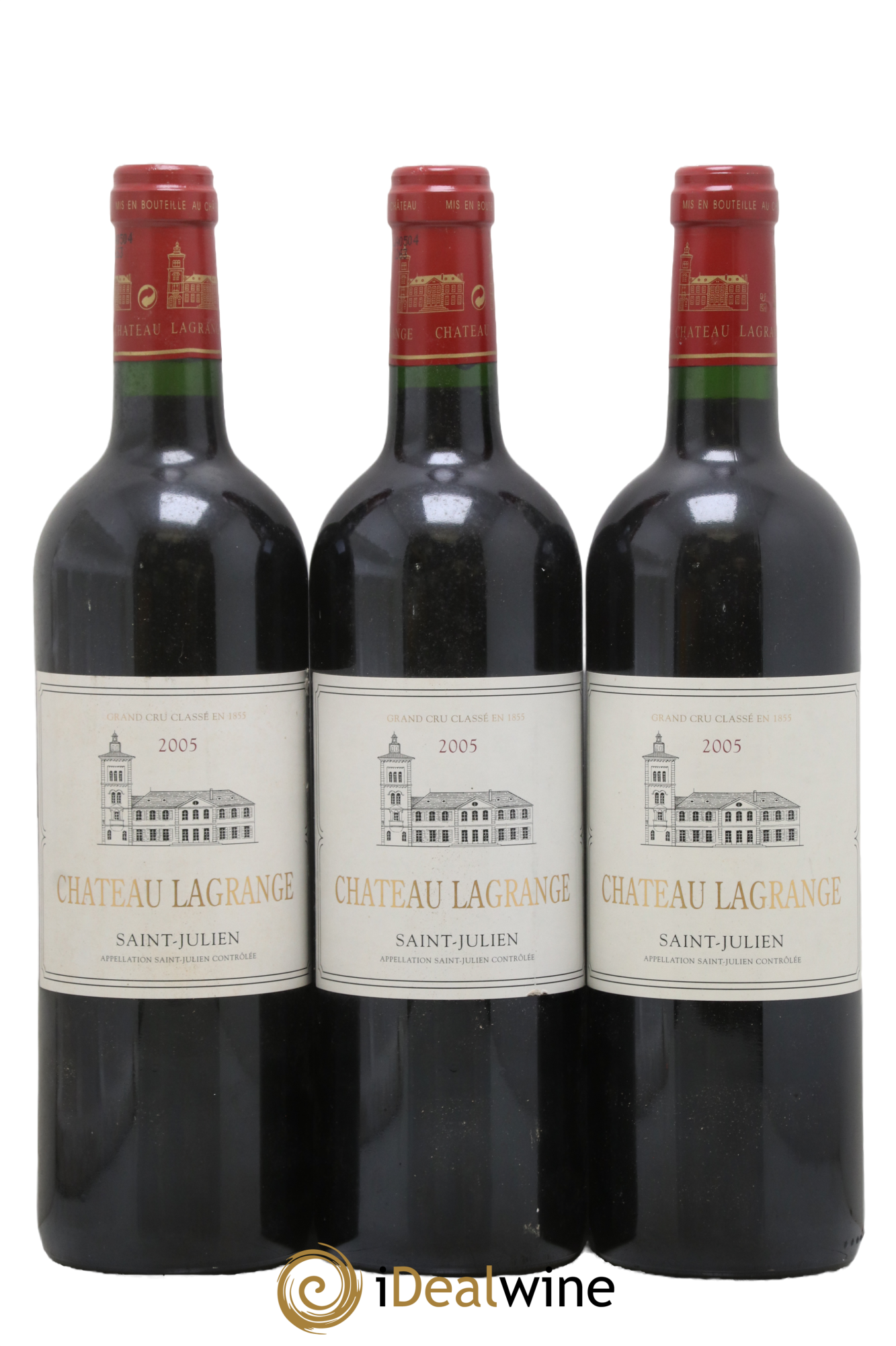 Château Lagrange 3ème Grand Cru Classé 2005 - Lot de 3 bouteilles - 0