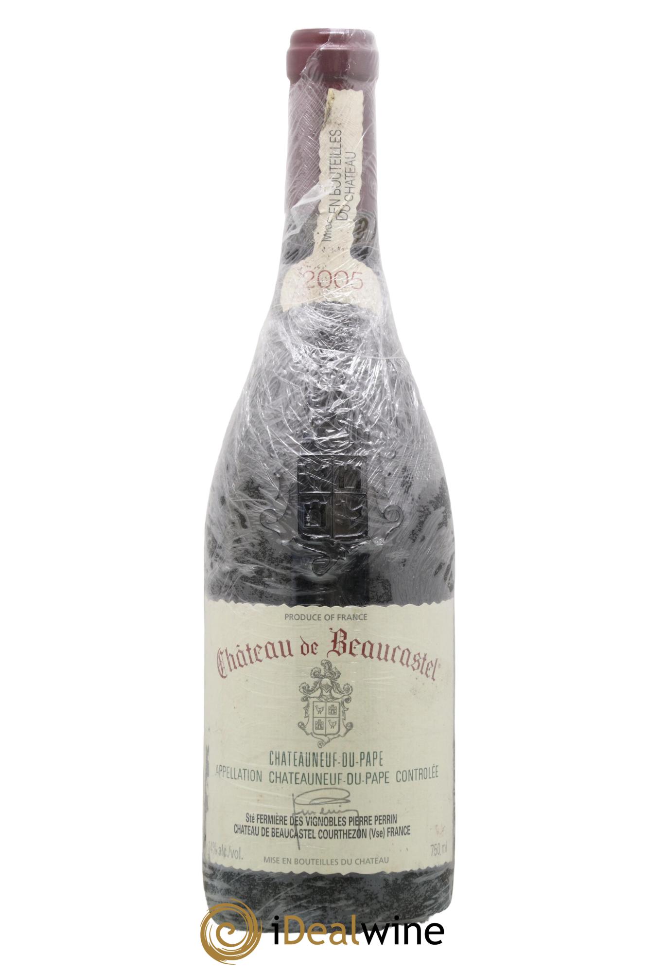 Châteauneuf-du-Pape Château de Beaucastel Famille Perrin 2005 - Lot de 1 bouteille - 0