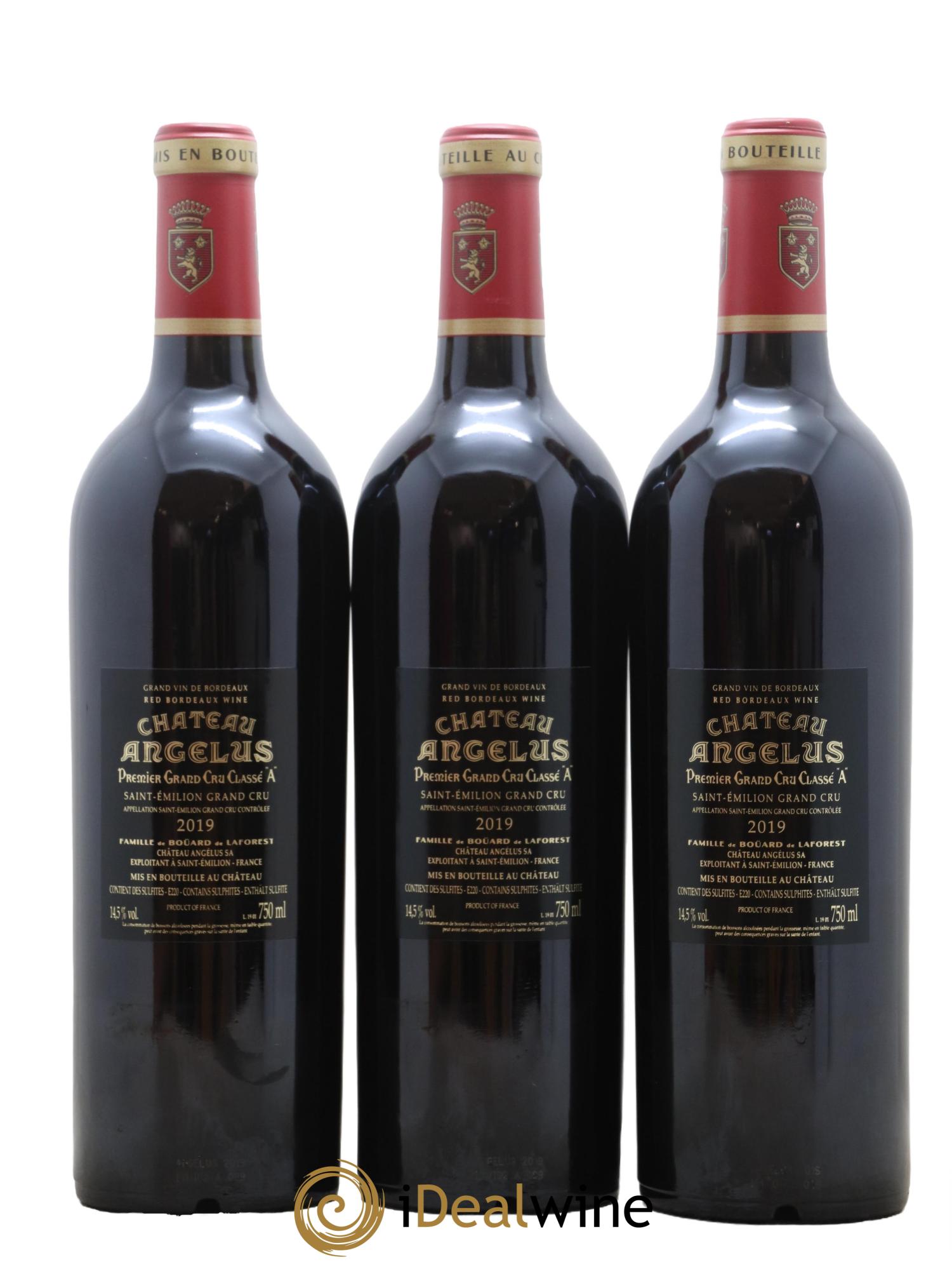 Château Angélus 1er Grand Cru Classé A 2019 - Lot de 6 bouteilles - 4