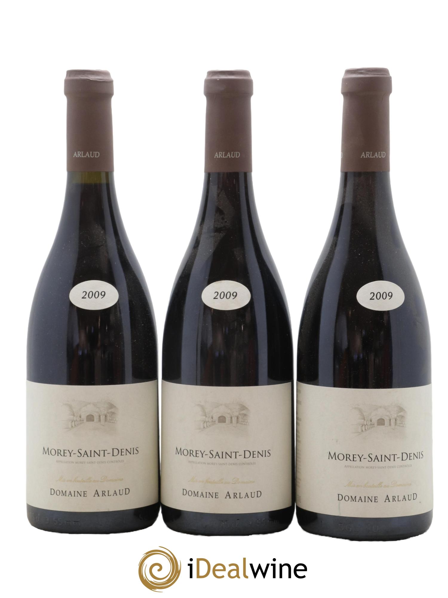 Morey-Saint-Denis Arlaud 2009 - Lot de 3 bouteilles - 0