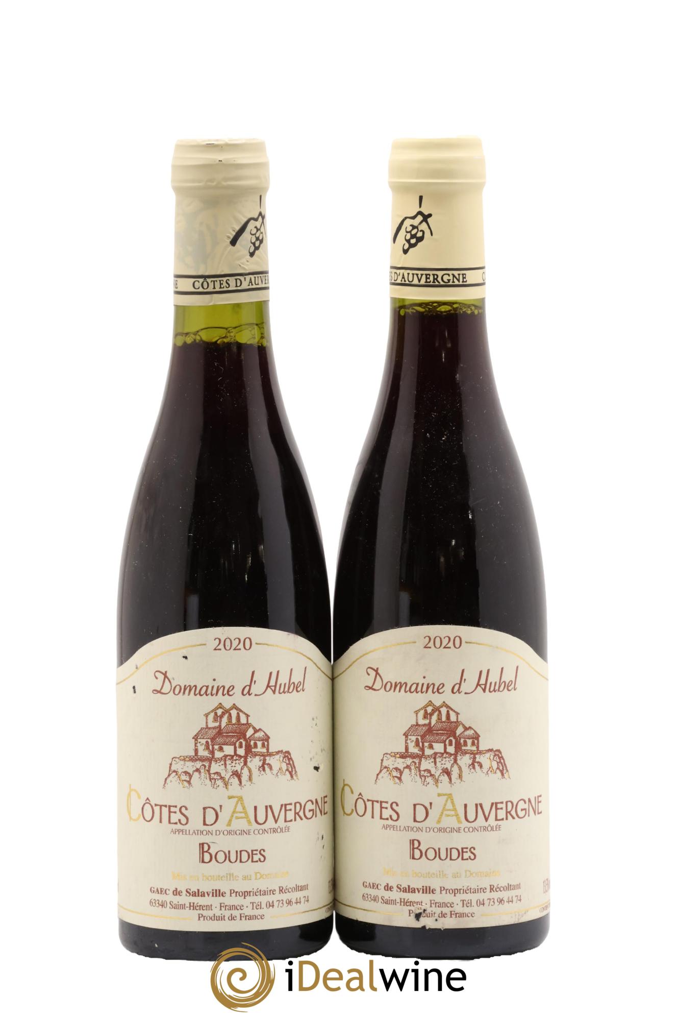 Côtes d'Auvergne Boudes Domaine Hubel 2020 - Posten von 2 Demi-Flaschen - 0