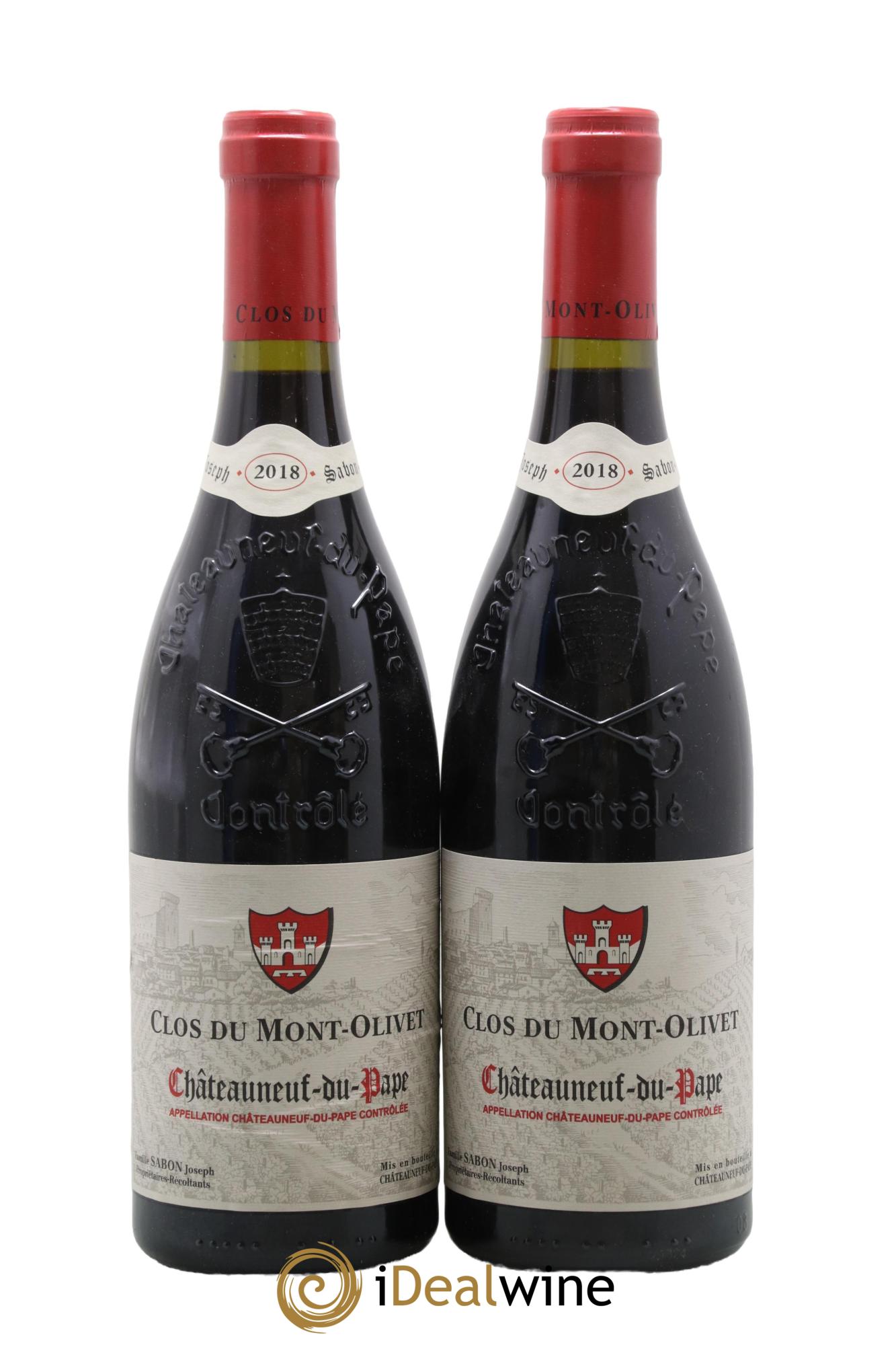 Châteauneuf-du-Pape Clos du Mont-Olivet 2018 - Lot de 2 bouteilles - 0