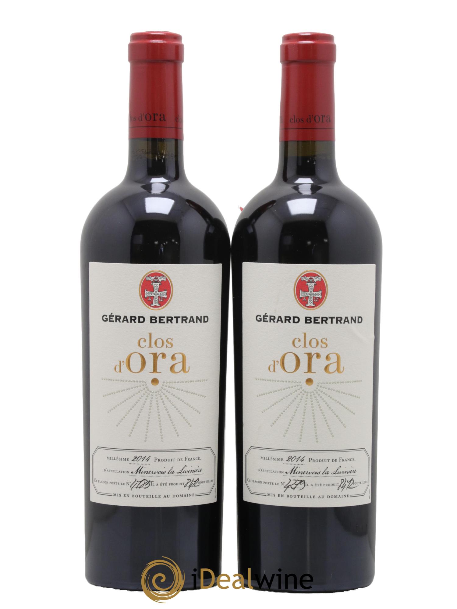 Minervois La Livinière Clos d'Ora Gérard Bertrand 2014 - Lot de 2 bouteilles - 0