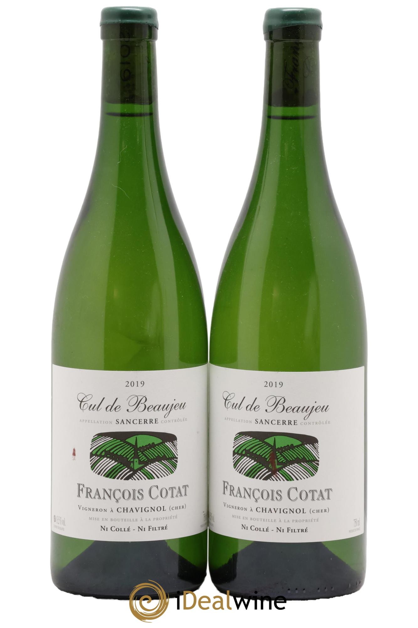 Sancerre Les Culs de Beaujeu François Cotat 2019 - Posten von 2 Flaschen - 0
