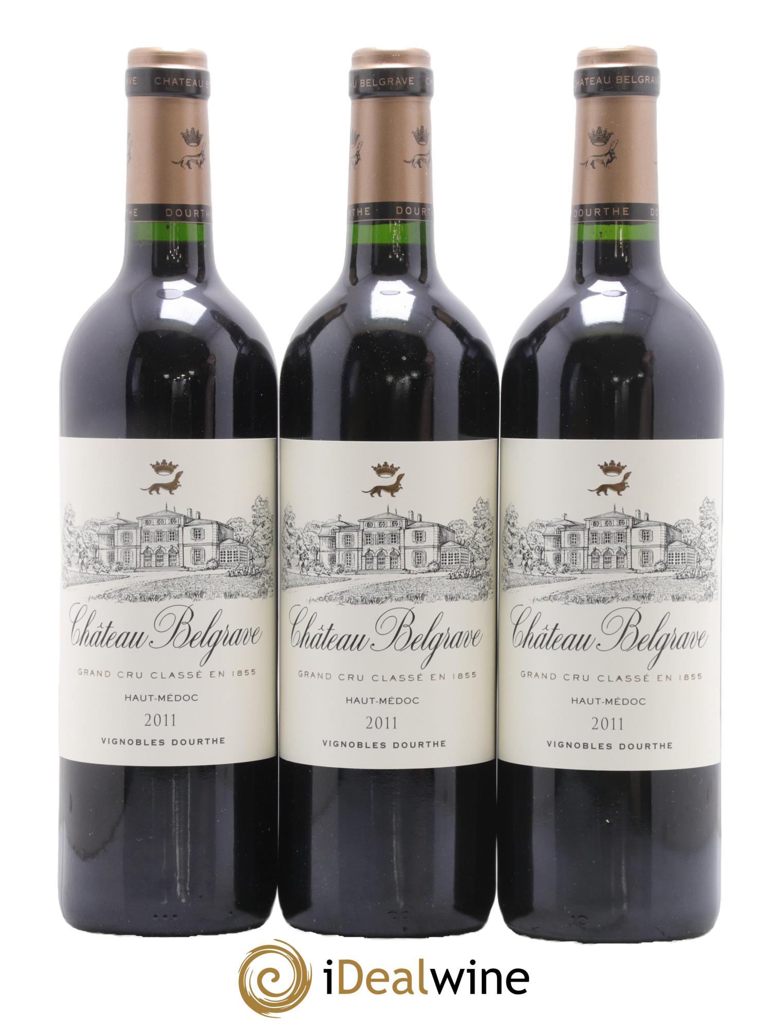 Château Belgrave 5ème Grand Cru Classé  2011 - Lot of 6 bottles - 2