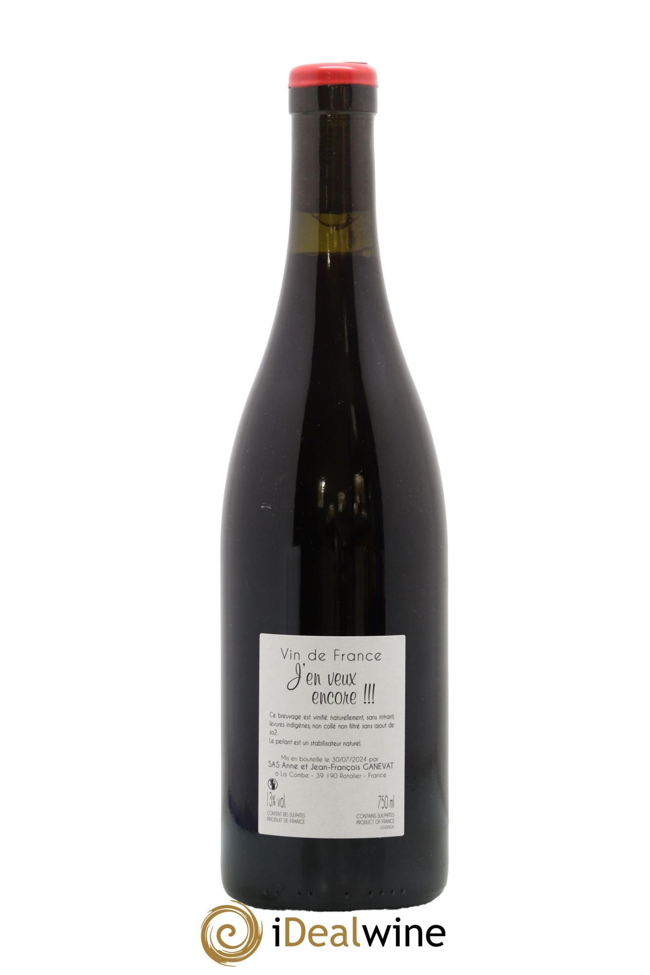 Vin de France J'en veux encore Anne et Jean François Ganevat - Lot de 1 bouteille - 1