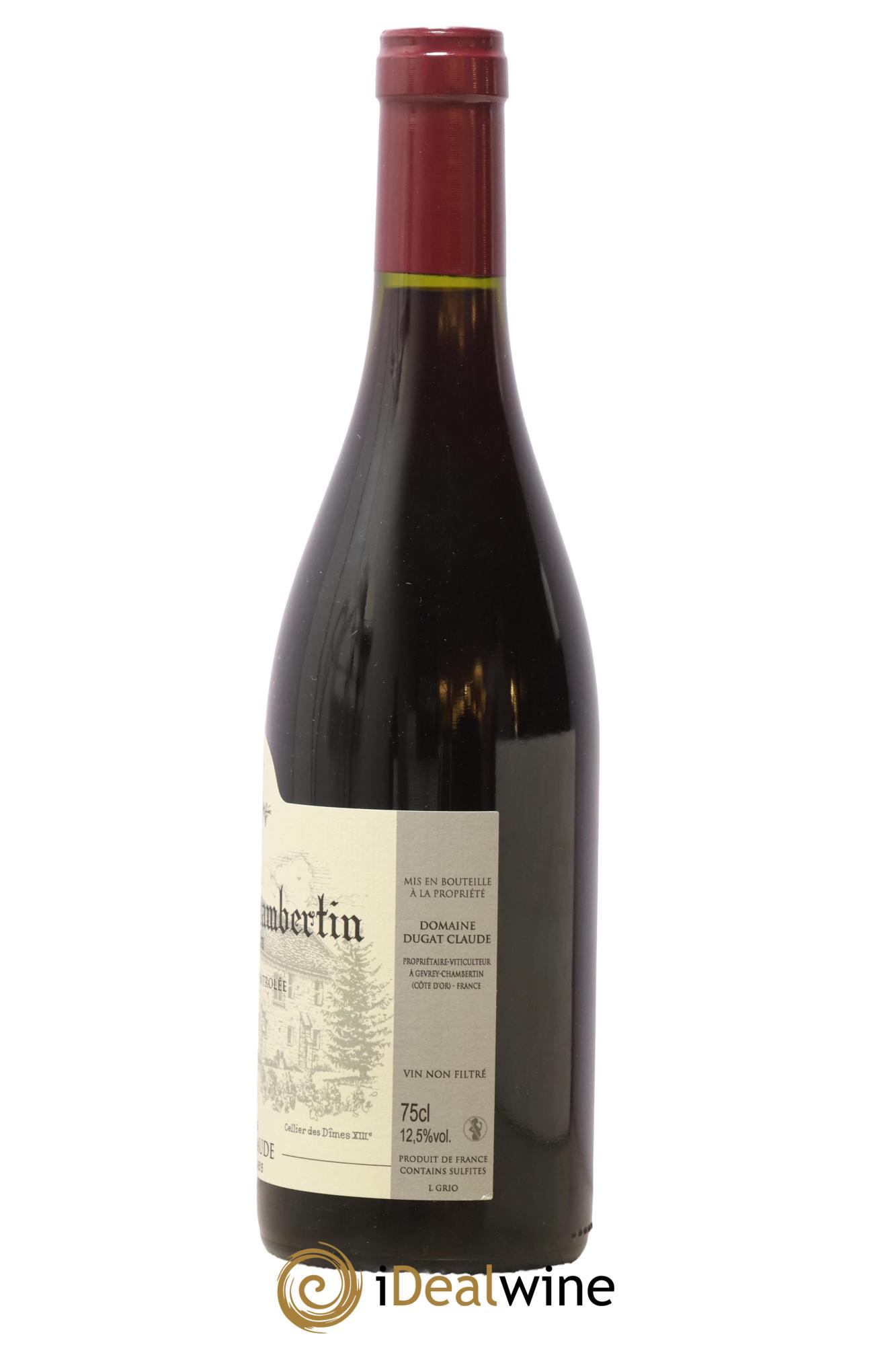 Griotte-Chambertin Grand Cru Claude Dugat 2023 - Lot de 1 bouteille - 1