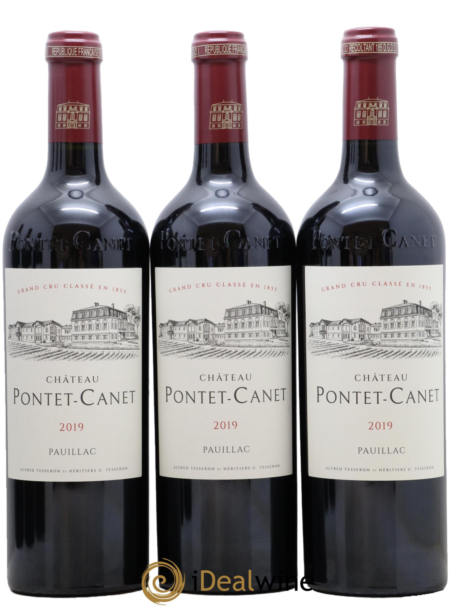Château Pontet Canet 5ème Grand Cru Classé 2019 - Lot de 6 bouteilles - 2