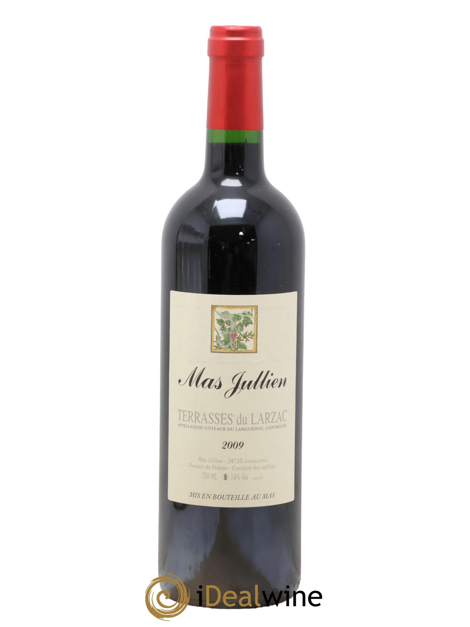 Terrasses du Larzac Mas Jullien Olivier Jullien 2009 - Lot de 1 bouteille - 0