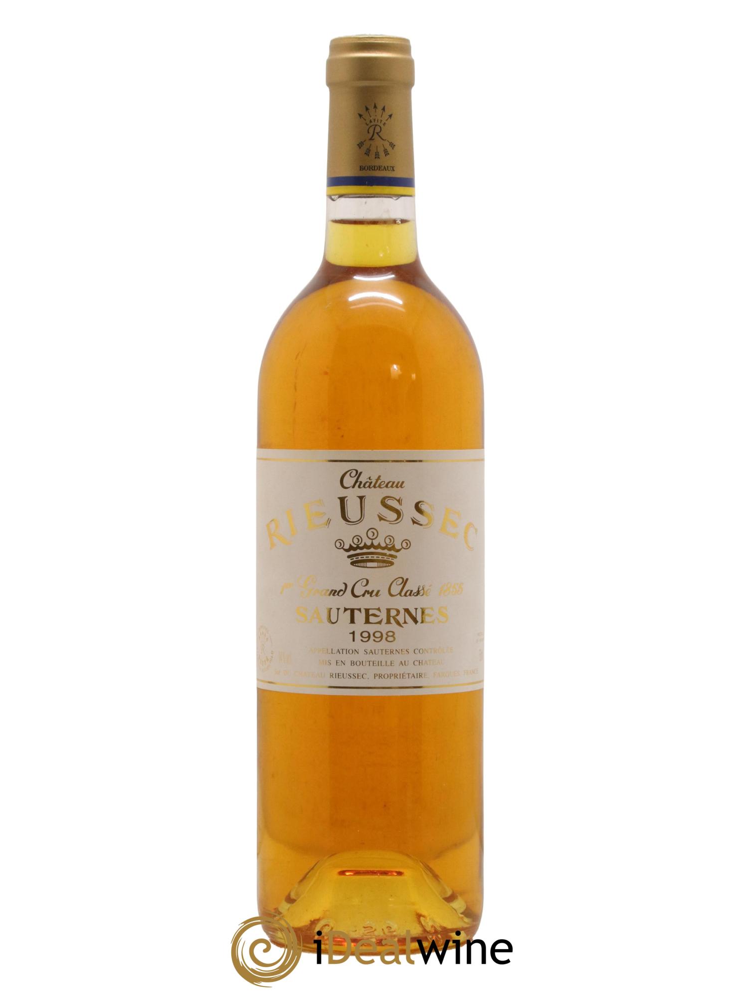 Château Rieussec 1er Grand Cru Classé 1998 - Posten von 1 Flasche - 0