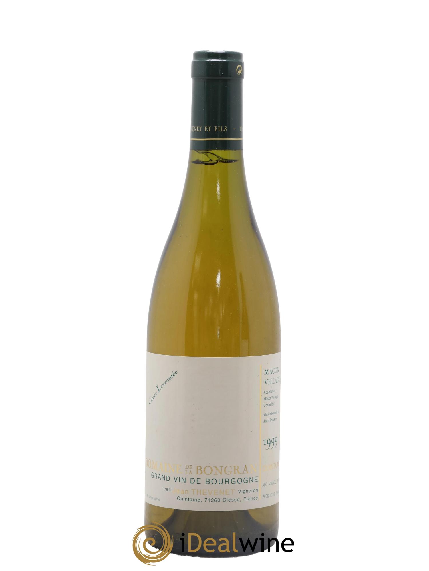 Mâcon-Clessé Cuvée Levroutée Domaine de la Bongran (J.Thevenet) 1999 - Lotto di 1 bottiglia - 0