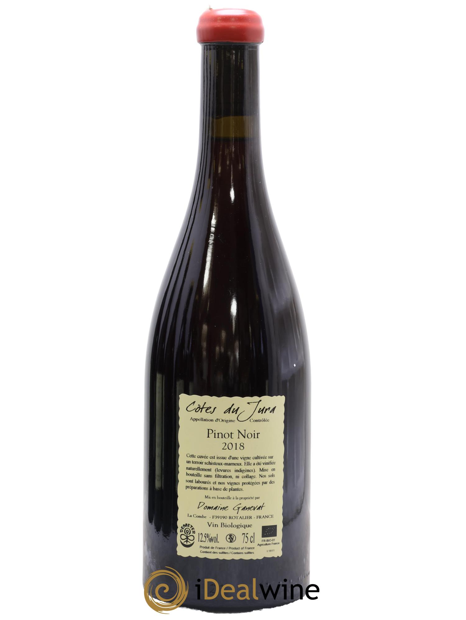 Côtes du Jura Pinot Noir En Billat  Jean-François Ganevat (Domaine) 2018 - Lotto di 1 bottiglia - 1