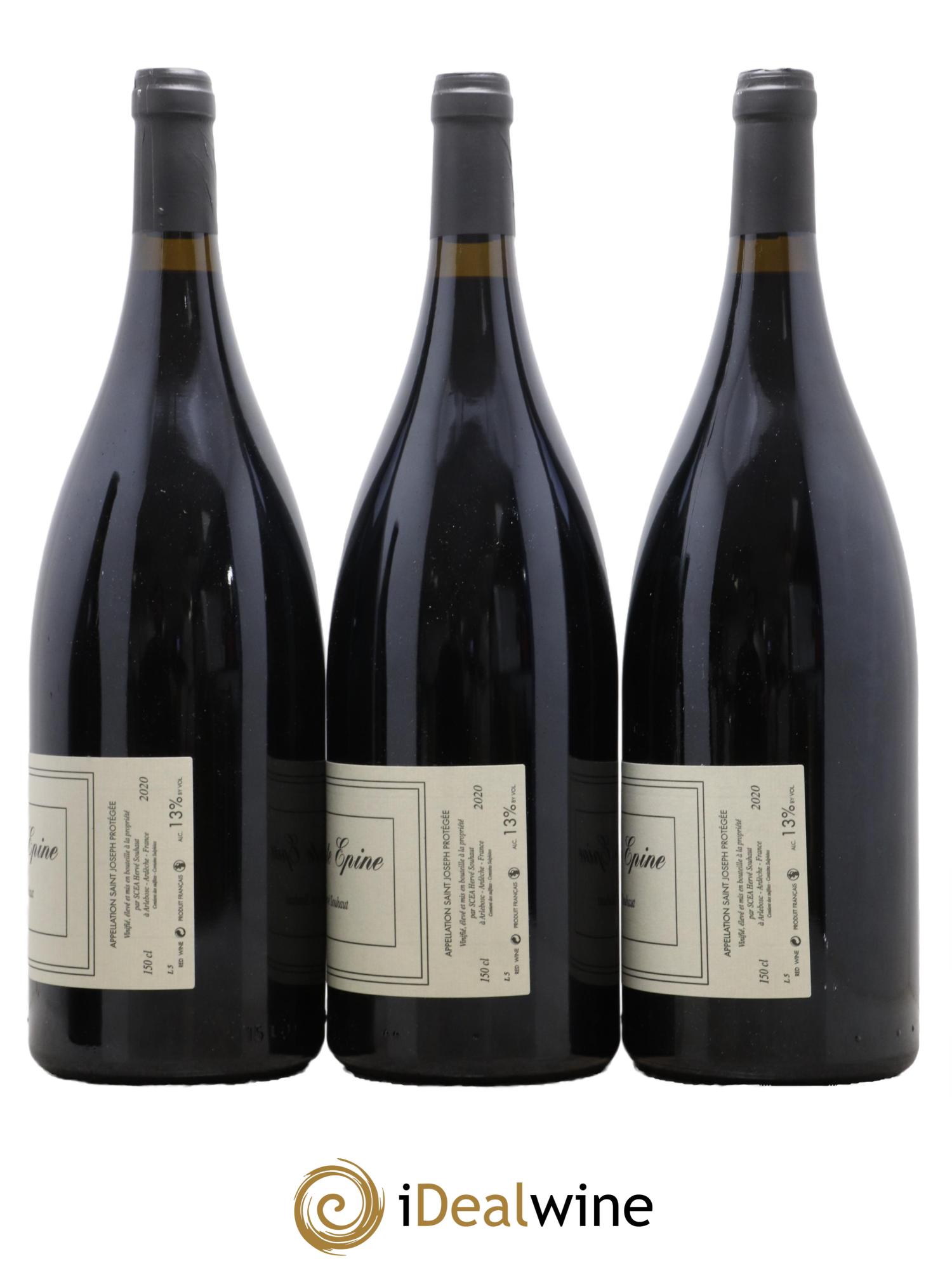 Saint-Joseph Sainte Epine Hervé Souhaut - Domaine Romaneaux-Destezet 2020 - Lot de 3 magnums - 1