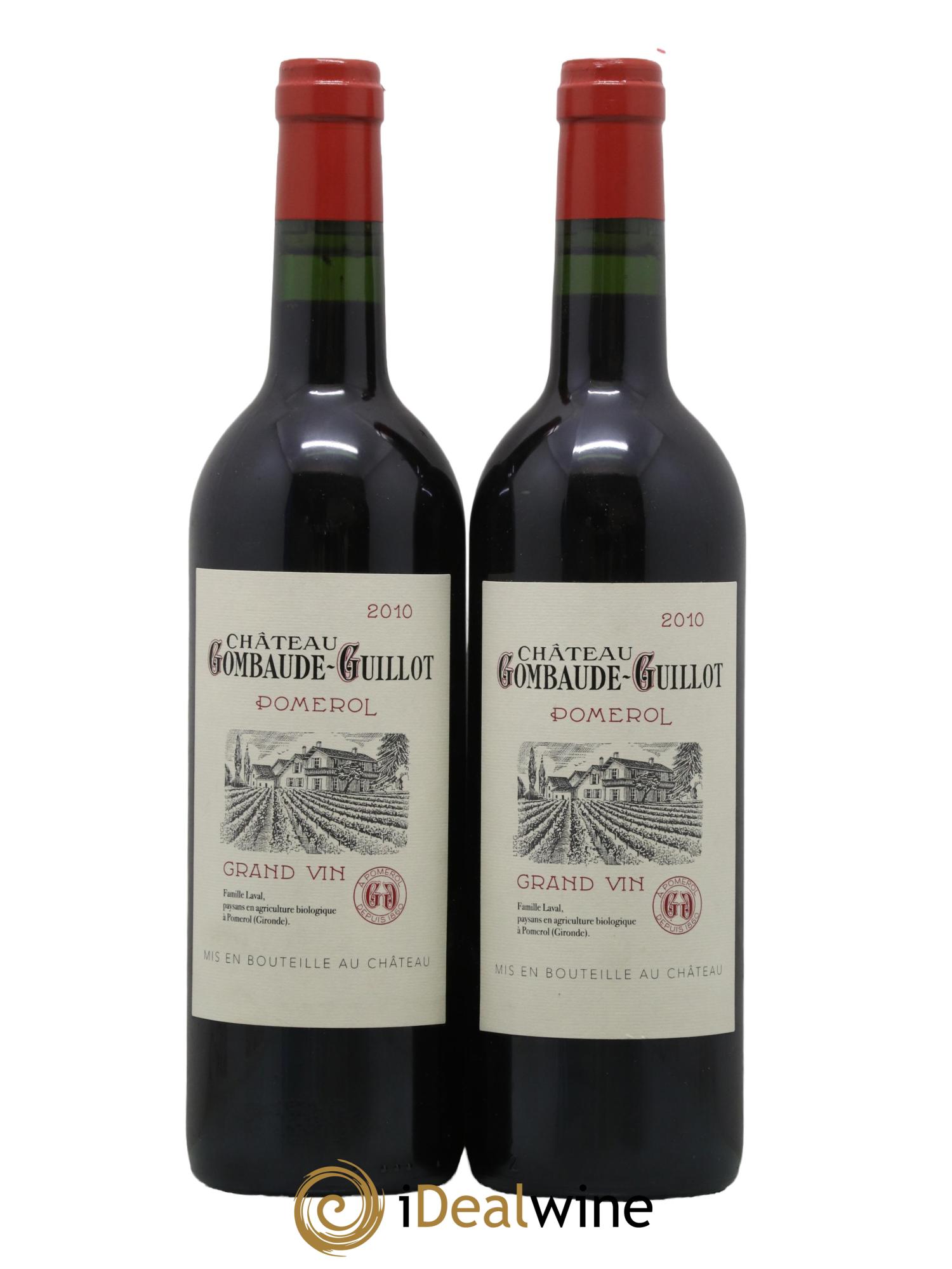 Château Gombaude Guillot 2010 - Lot de 2 bouteilles - 0