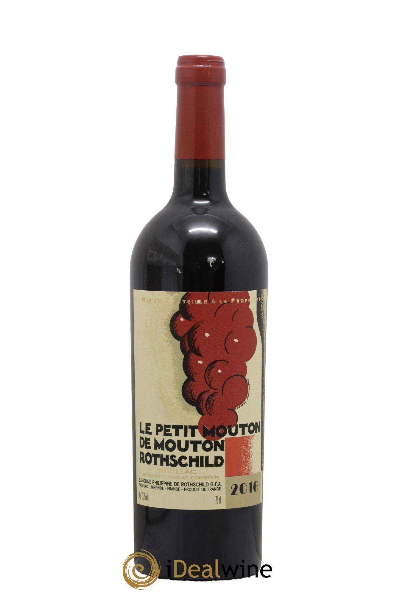 Petit Mouton Second Vin 2016 - Lot of 1 bottle - 0