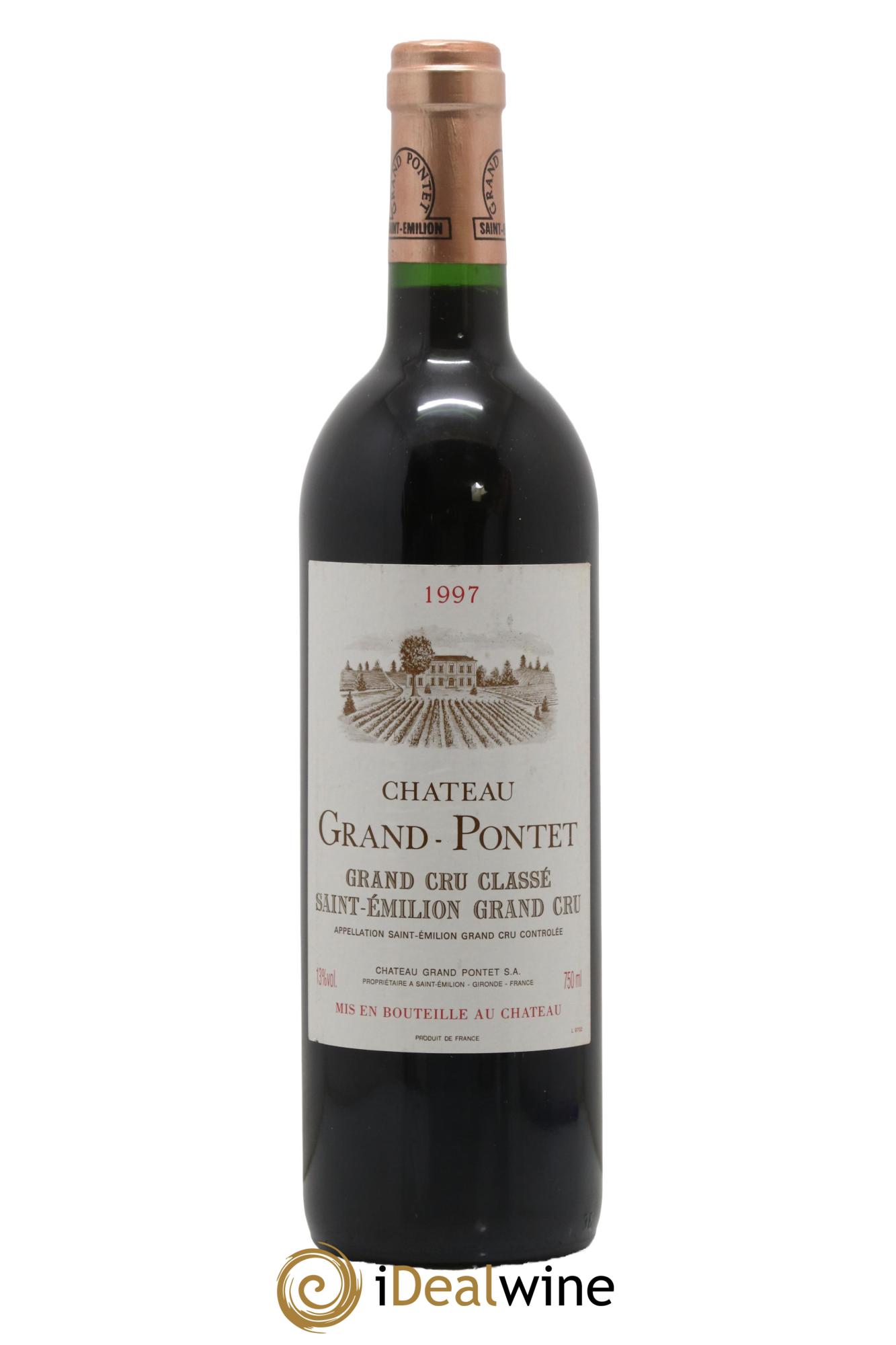 Château Grand Pontet Grand Cru Classé 1997 - Lot de 1 bouteille - 0
